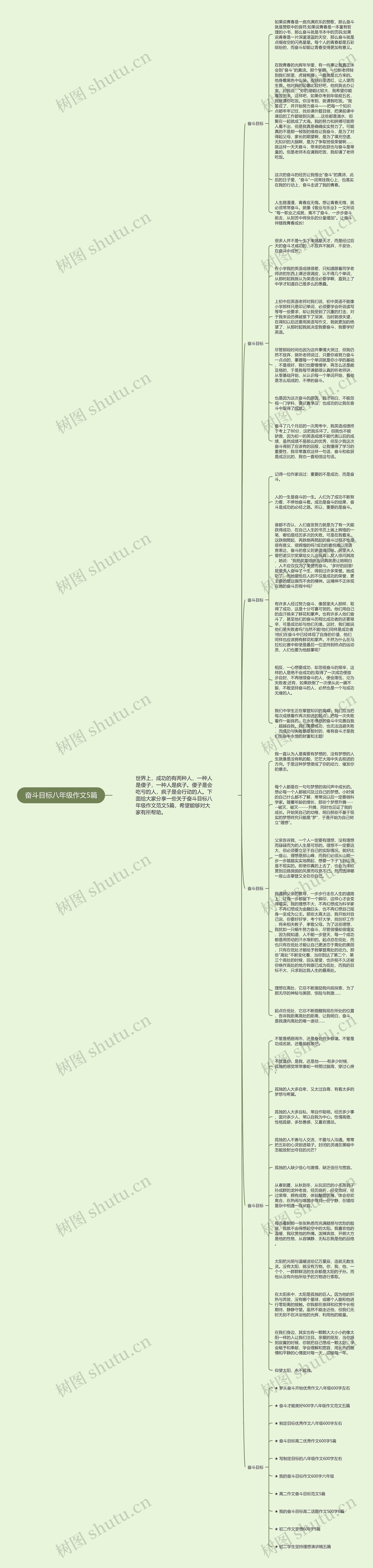 奋斗目标八年级作文5篇