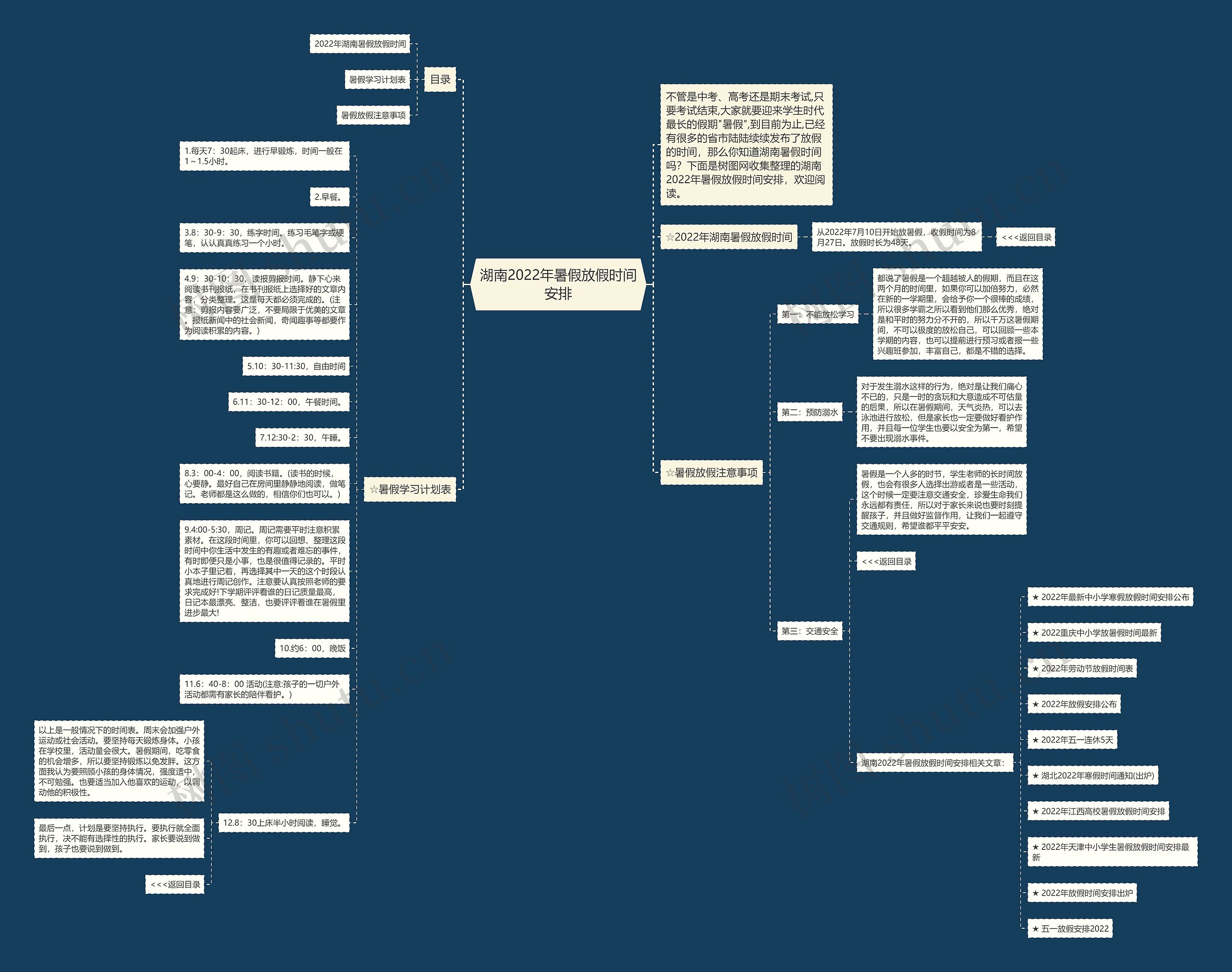 湖南2022年暑假放假时间安排 湖南2022年暑假放假时间安排