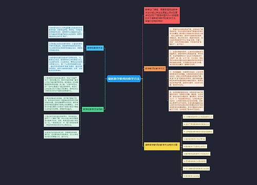 最新数学教师的教学方法