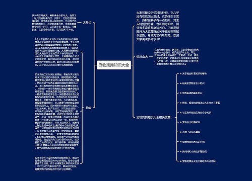 宠物狗狗知识大全 宠物狗狗知识大全