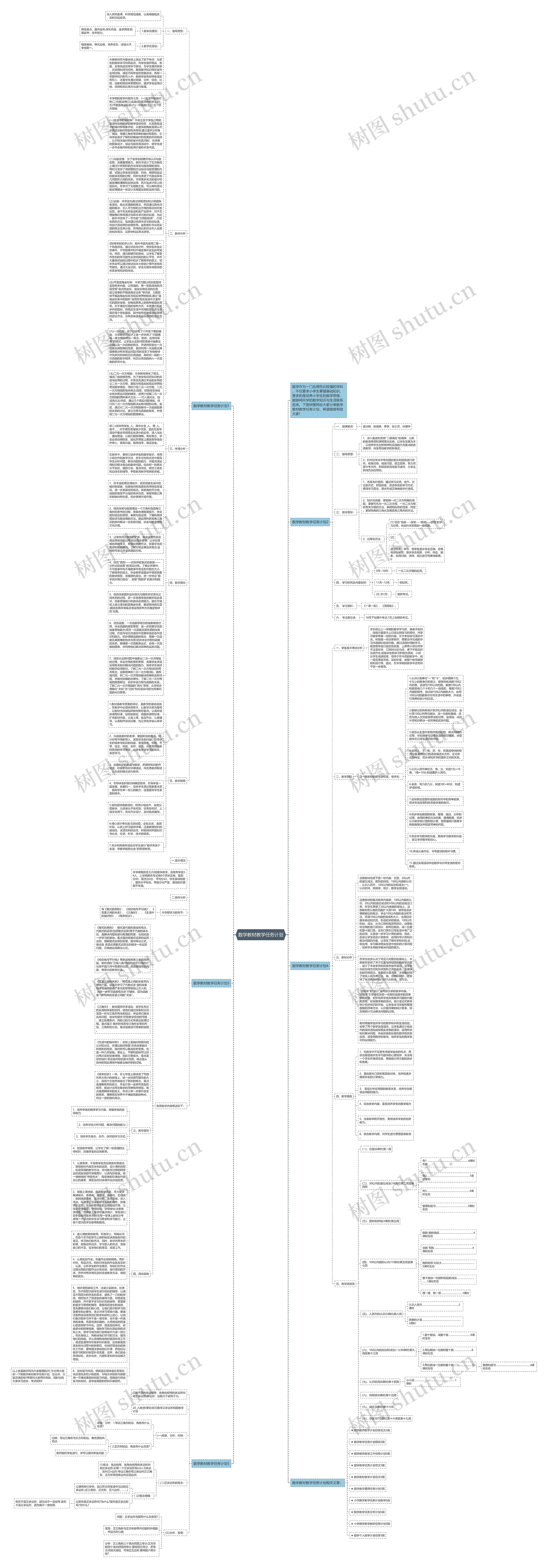 数学教材教学任务计划