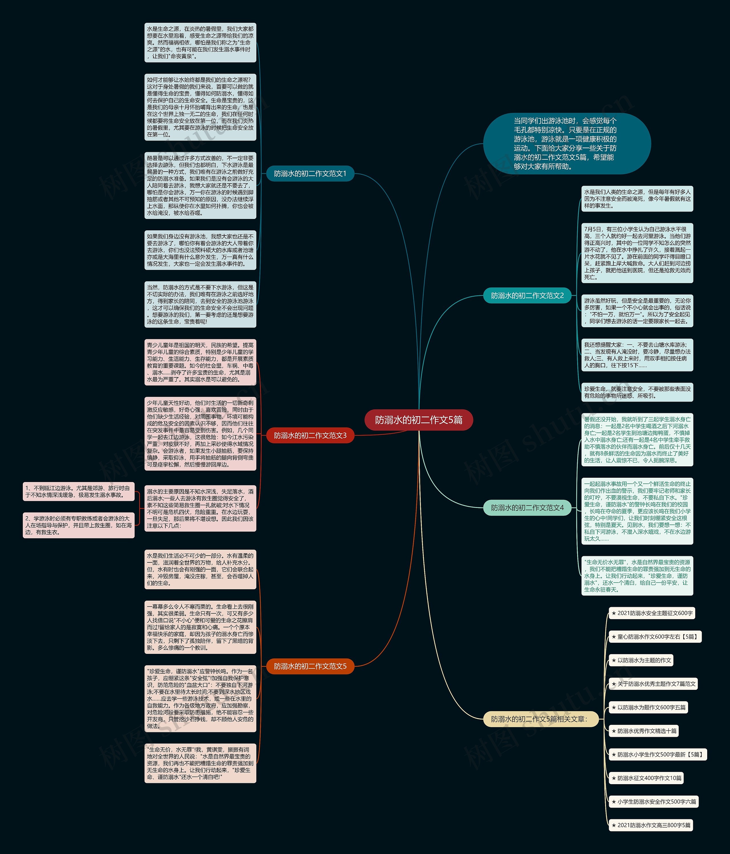 防溺水的初二作文5篇