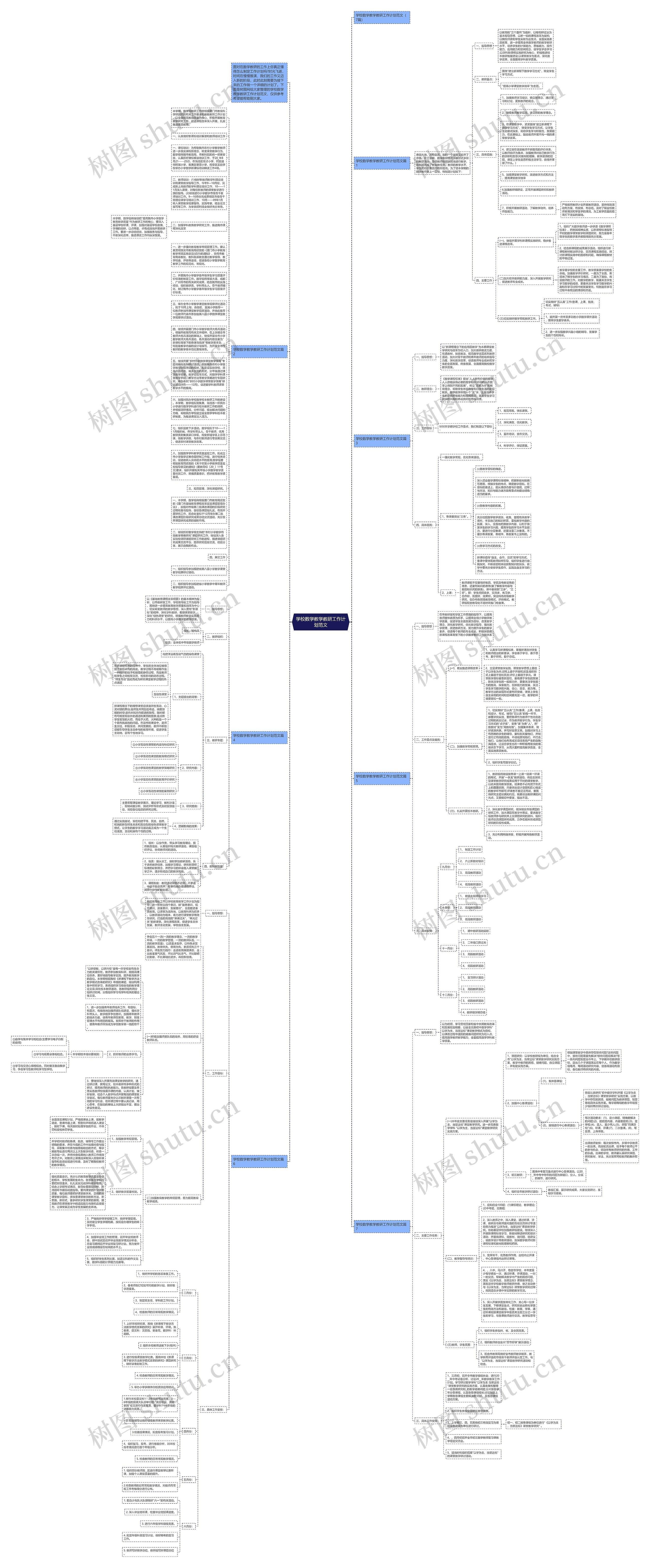 学校数学教学教研工作计划范文