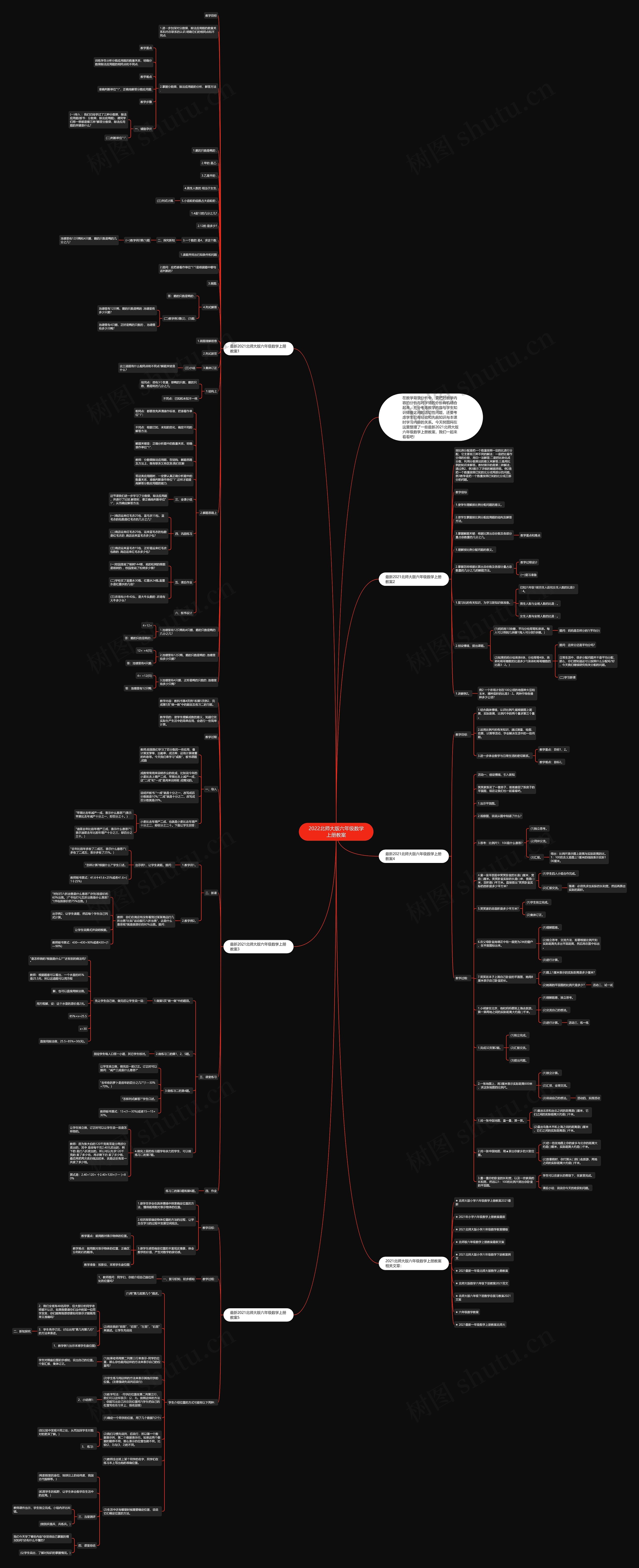 2022北师大版六年级数学上册教案 2022北师大版六年级数学上册教案