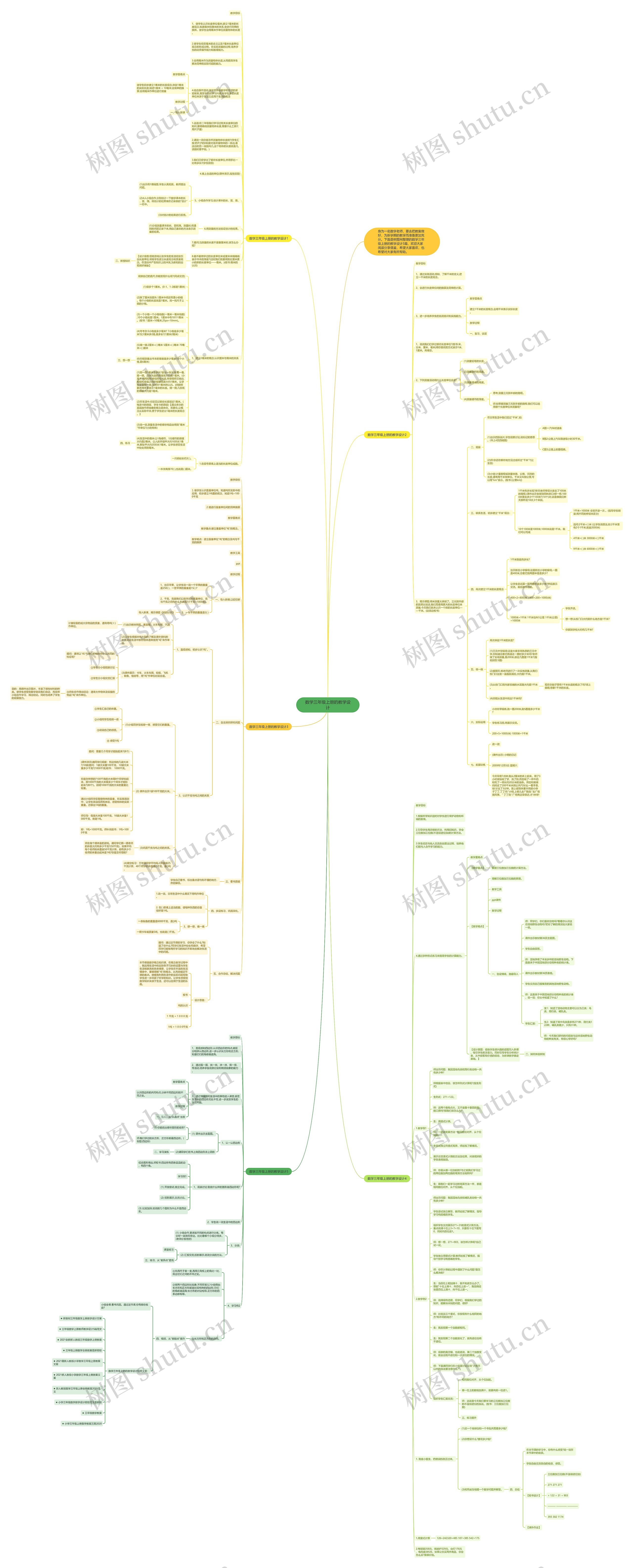 数学三年级上册的教学设计 数学三年级上册的教学设计
