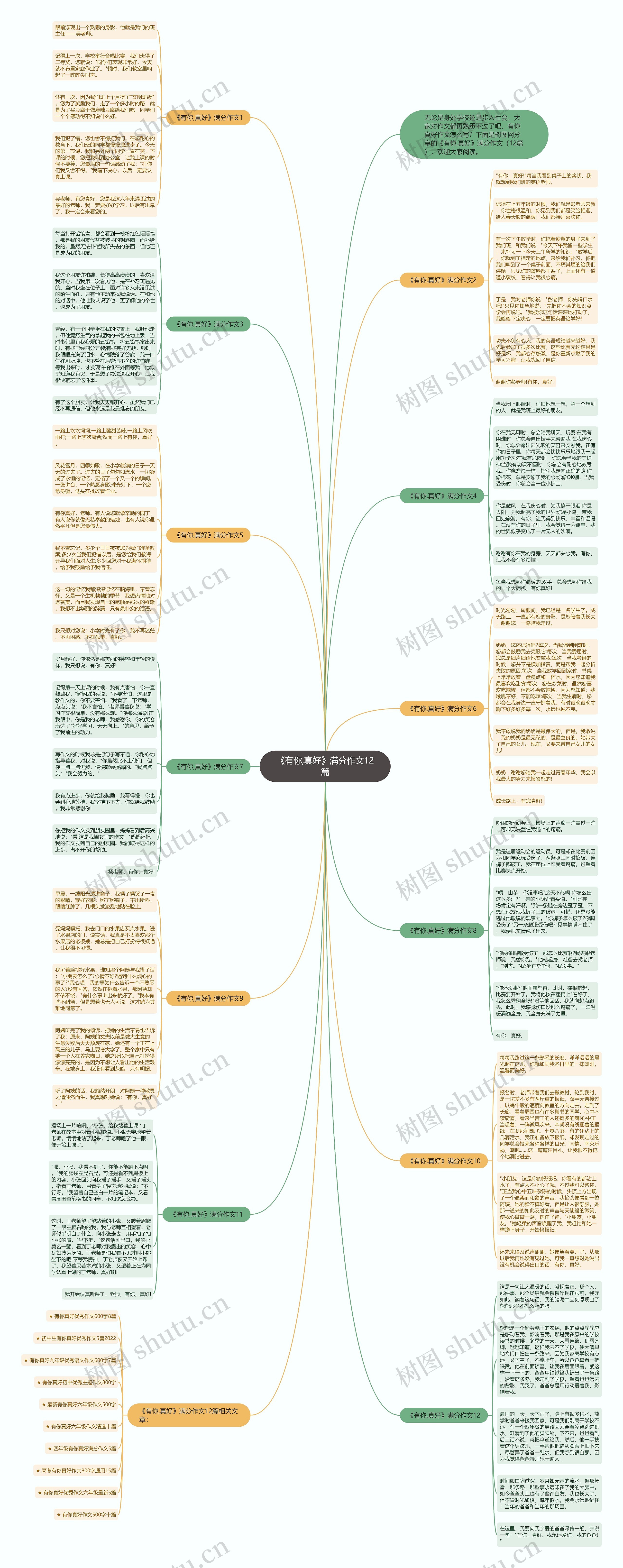 《有你,真好》满分作文12篇