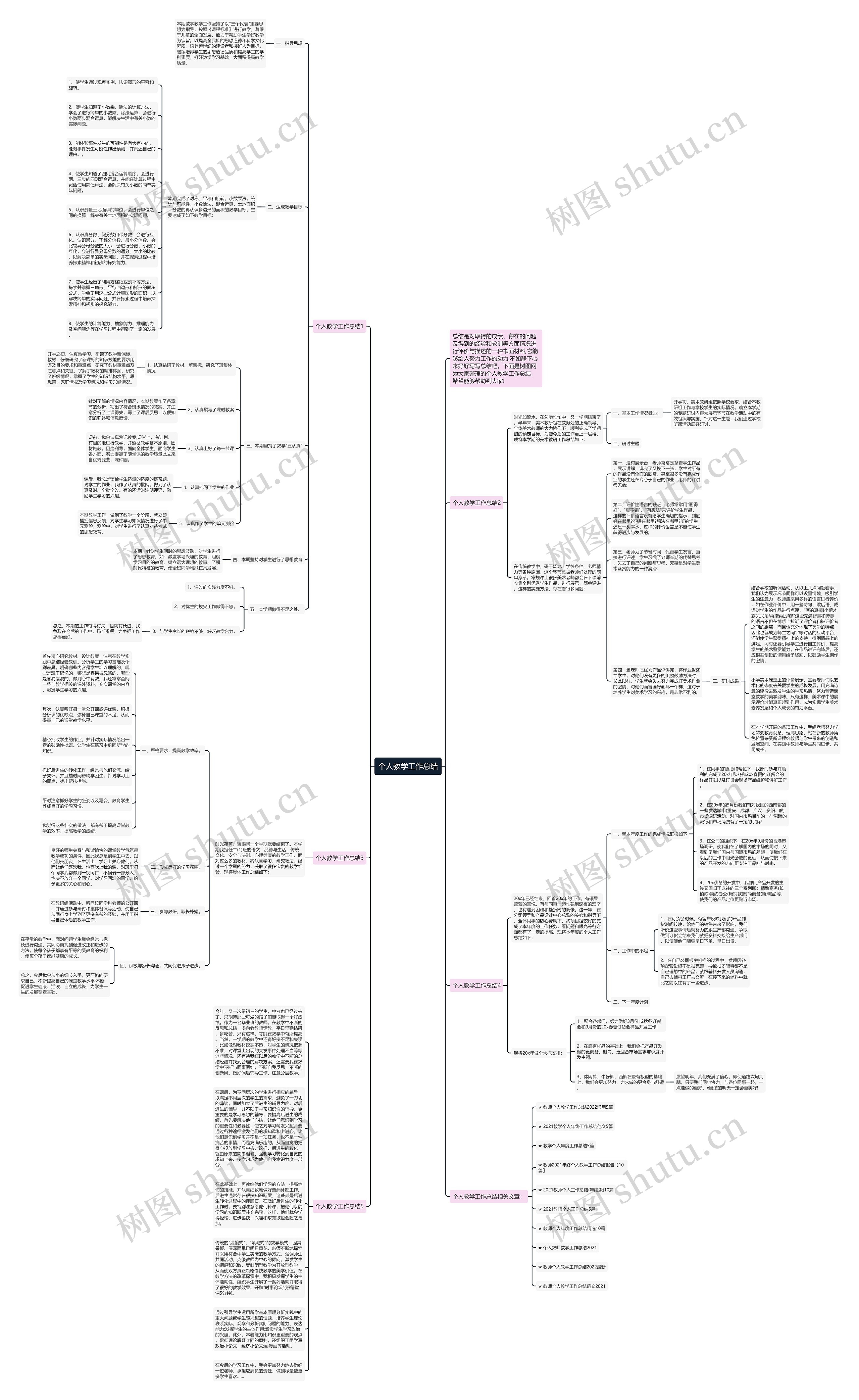 个人教学工作总结