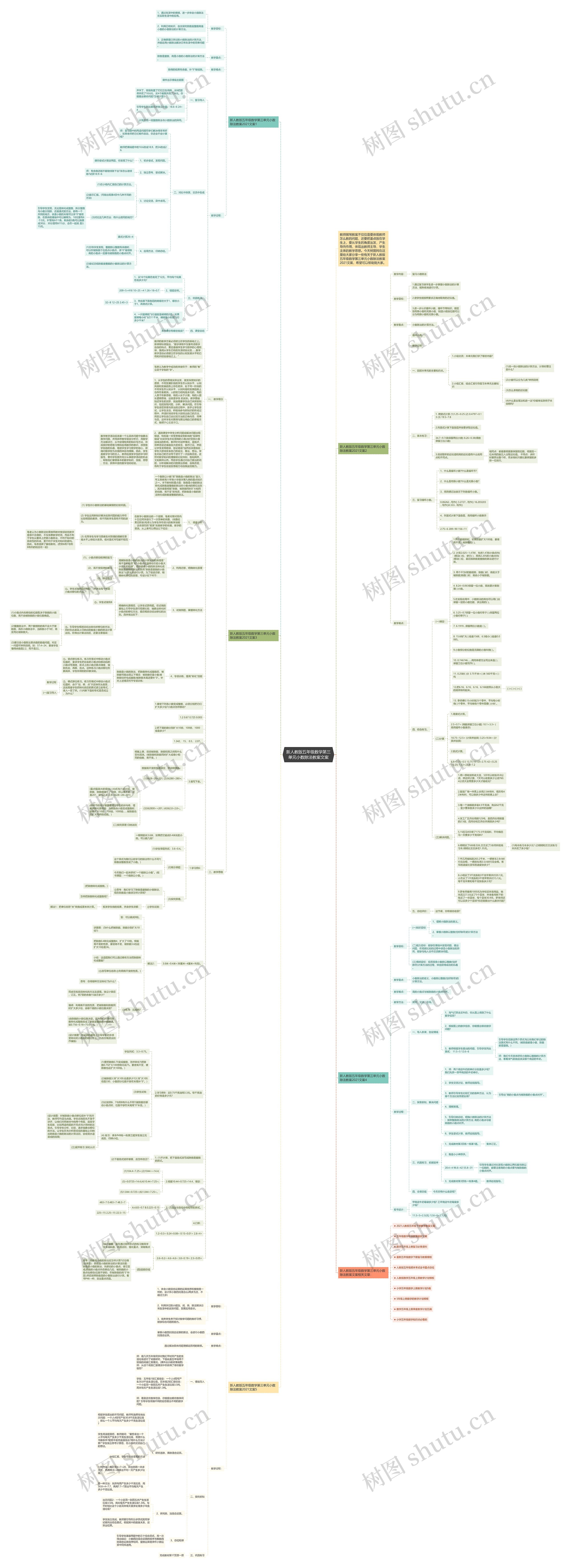 新人教版五年级数学第三单元小数除法教案文案 新人教版五年级数学第三单元小数除法教案文案