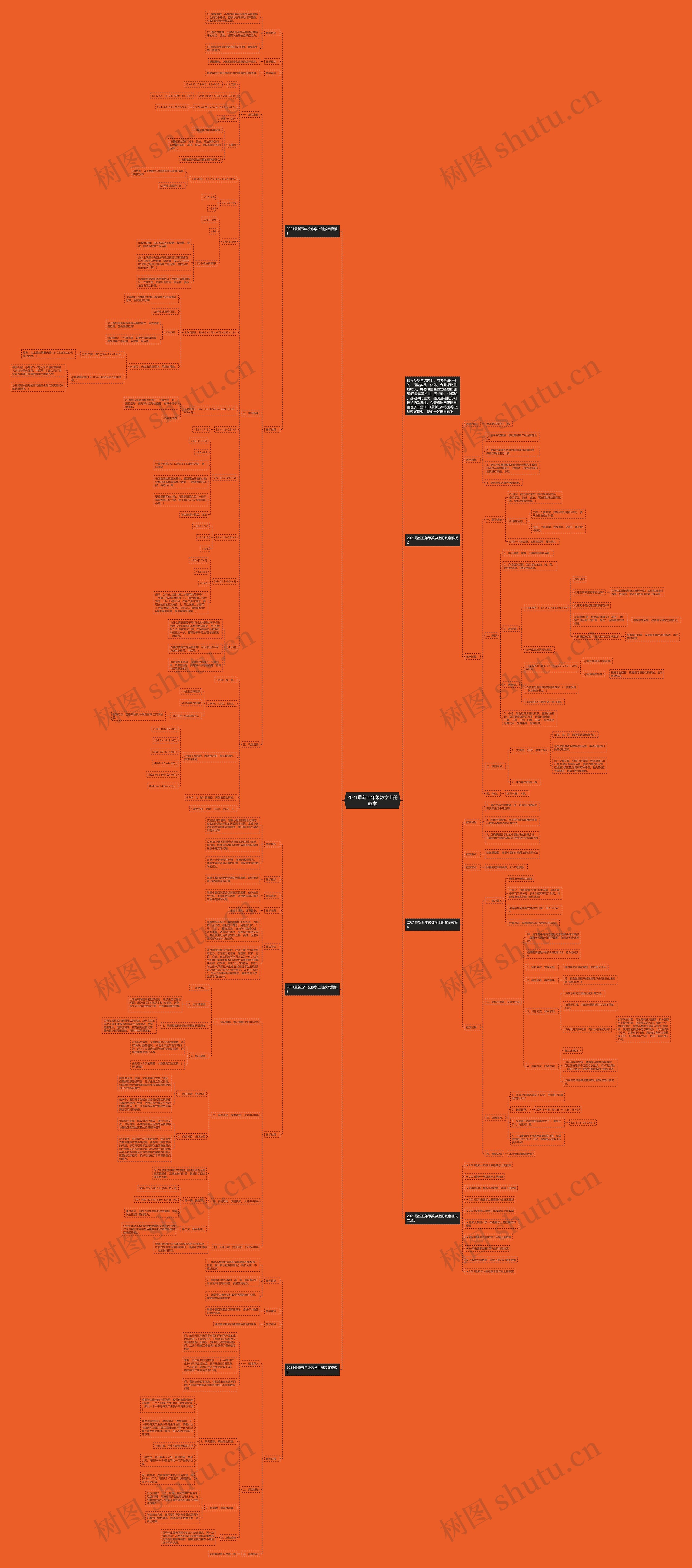 2021最新五年级数学上册教案 2021最新五年级数学上册教案