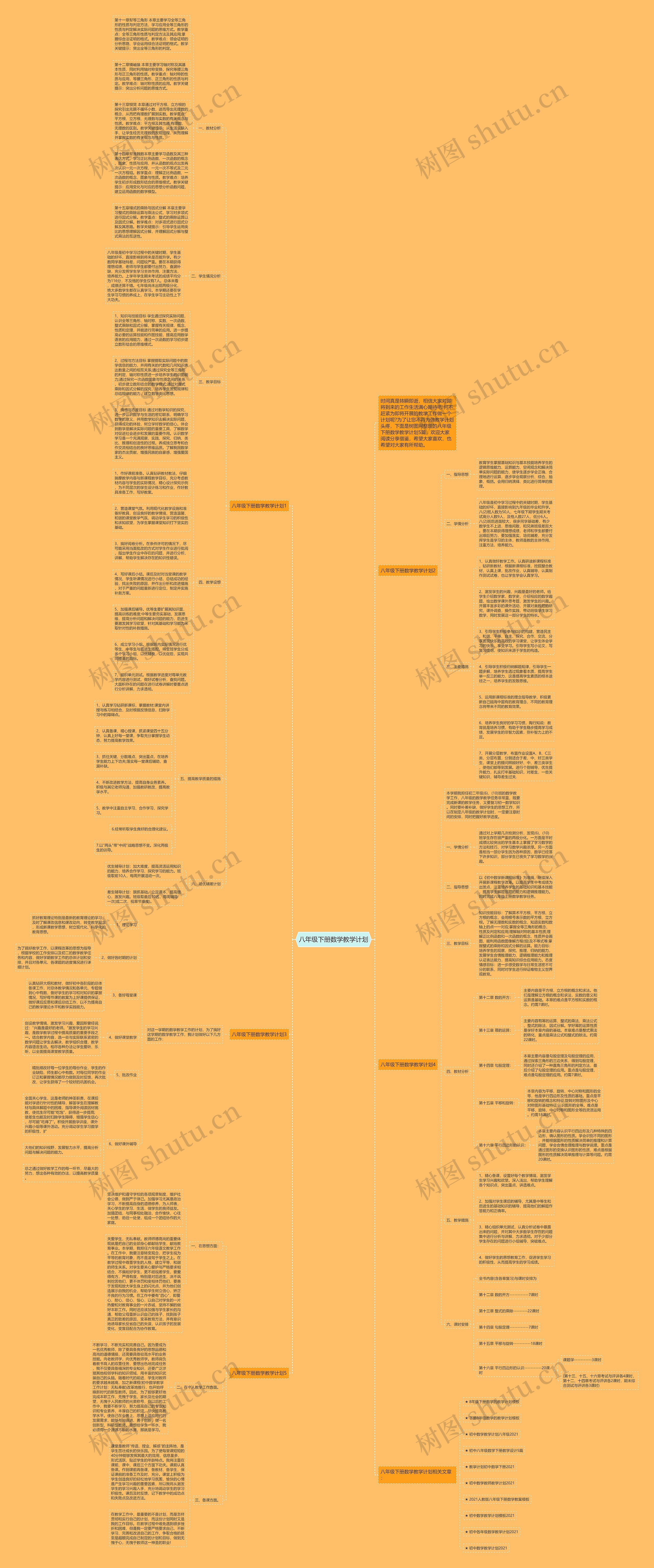 八年级下册数学教学计划 八年级下册数学教学计划
