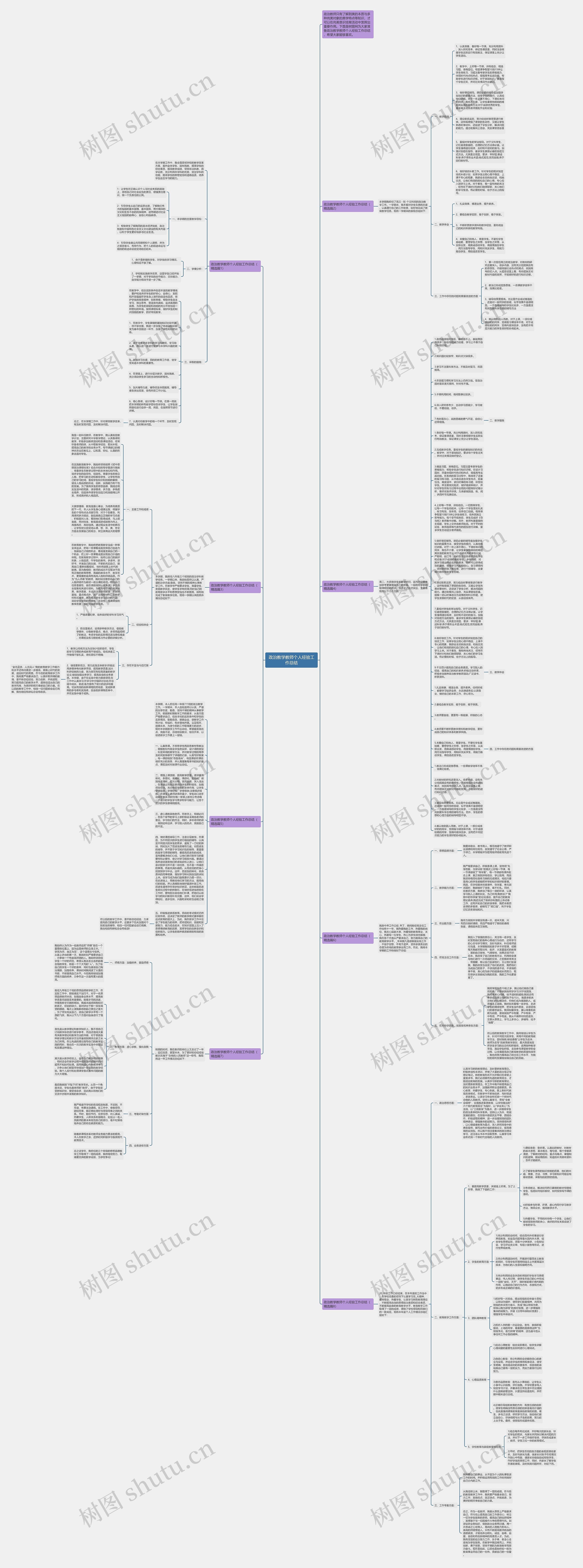 政治教学教师个人经验工作总结