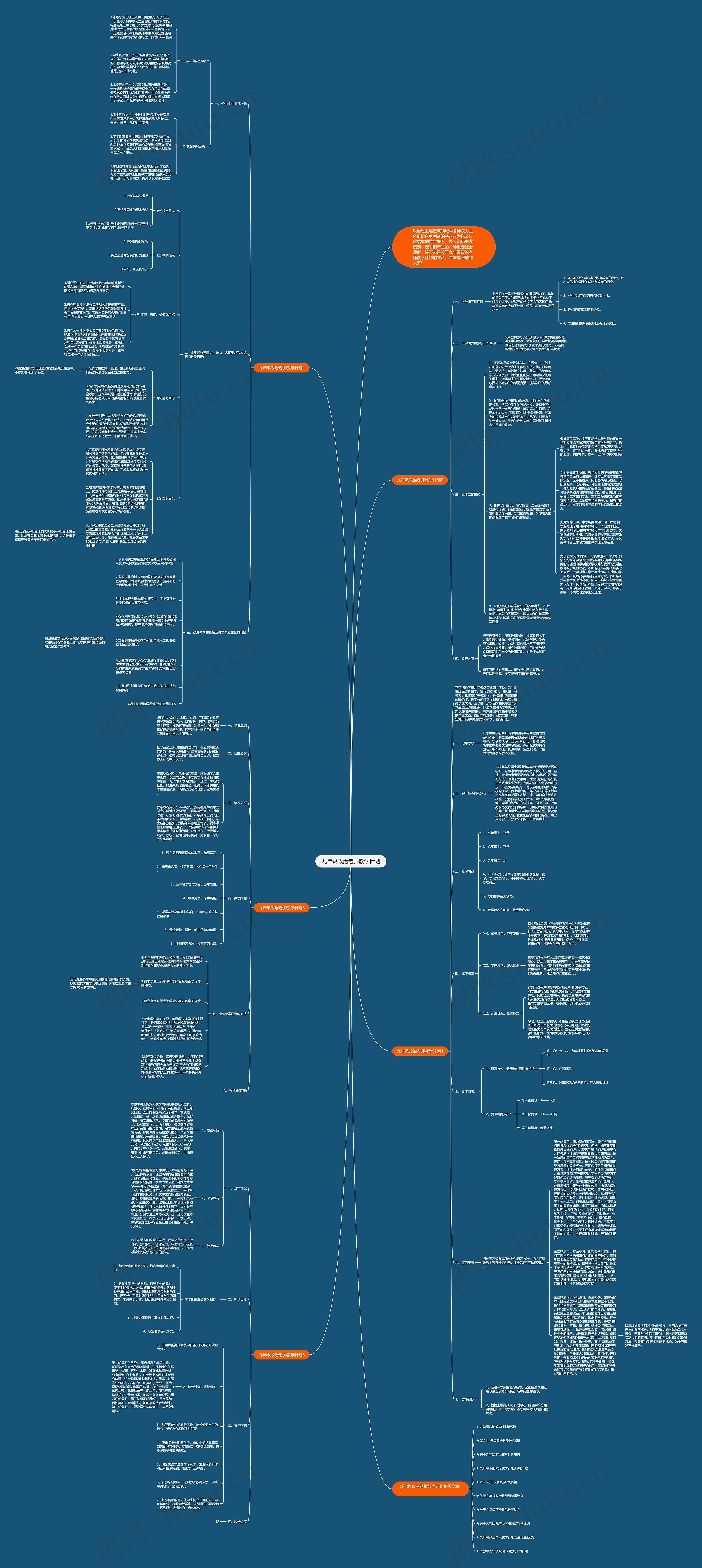 九年级政治老师教学计划