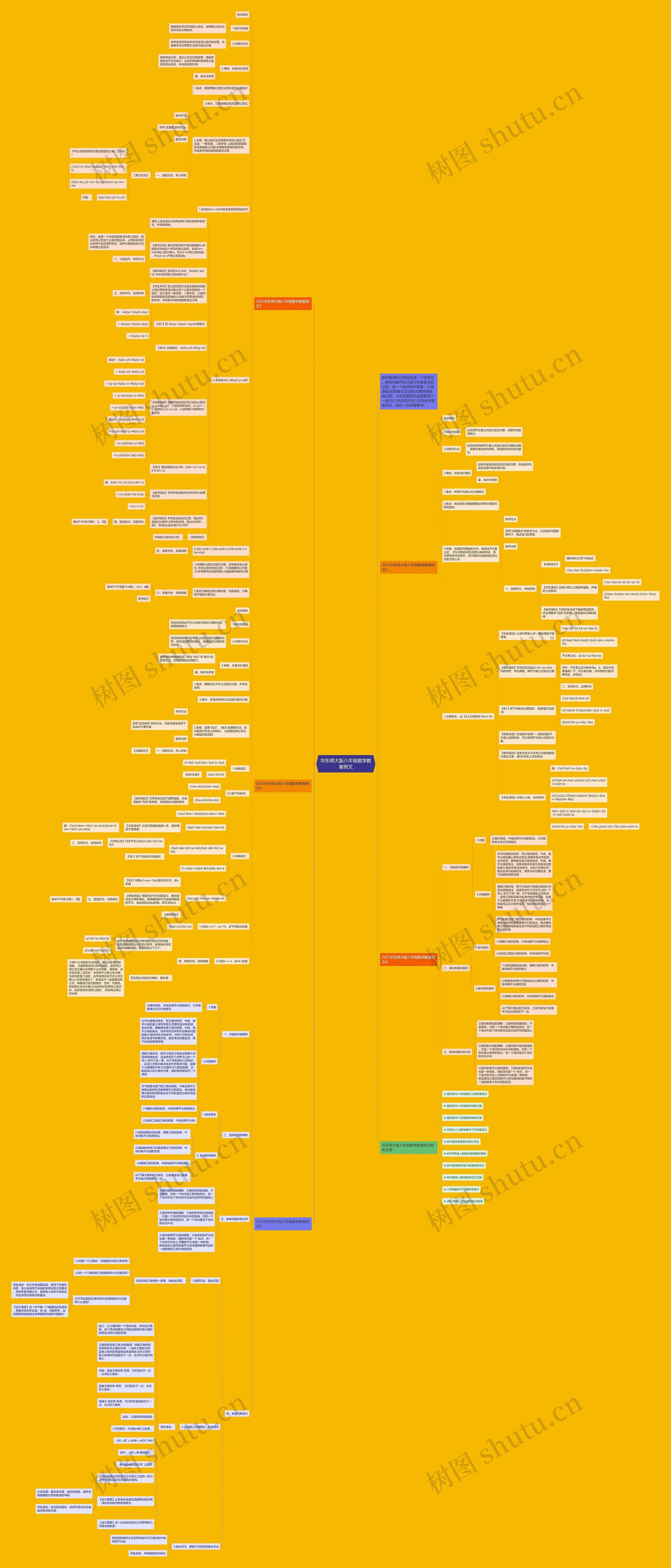 华东师大版八年级数学教案例文 华东师大版八年级数学教案例文