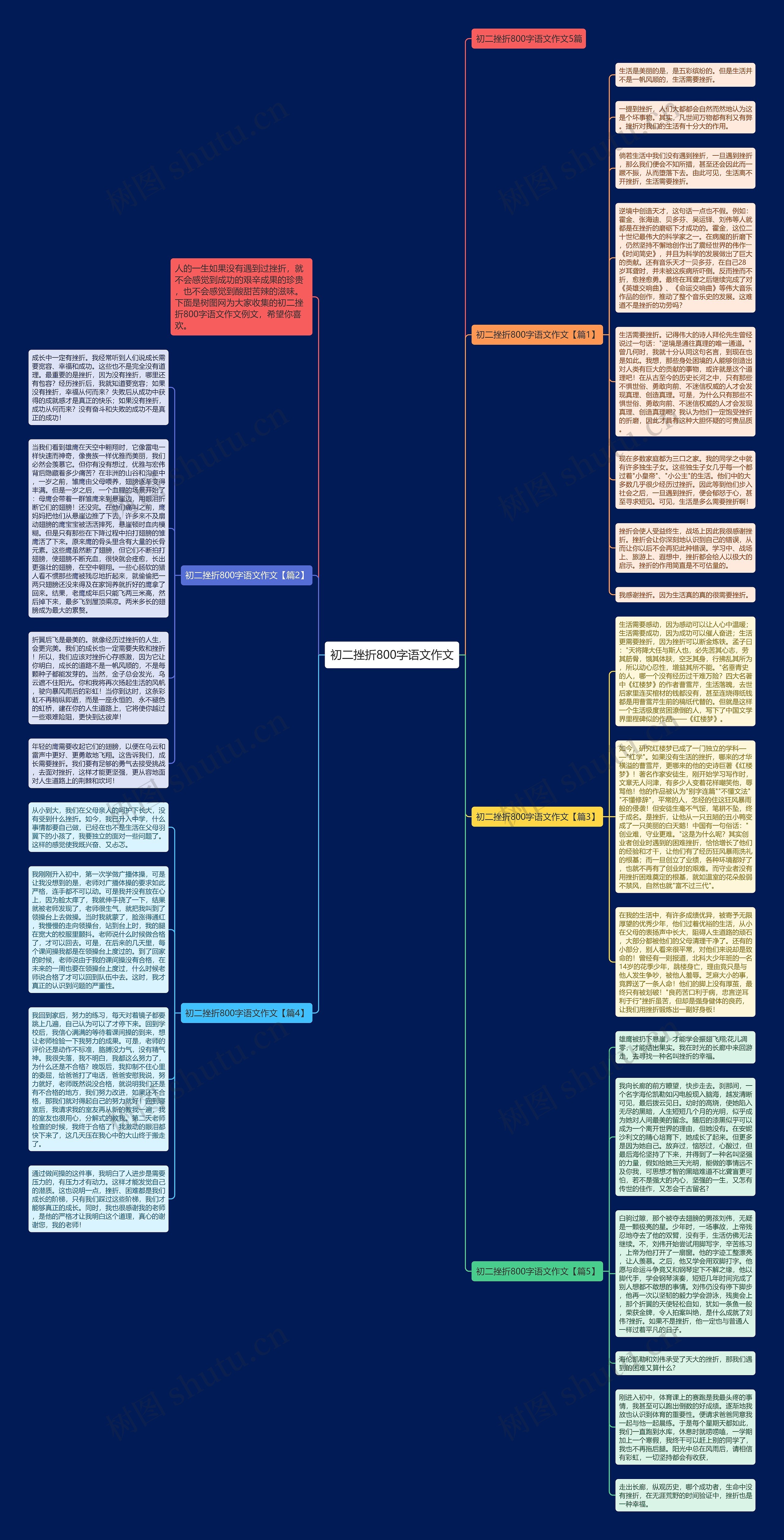 初二挫折800字语文作文