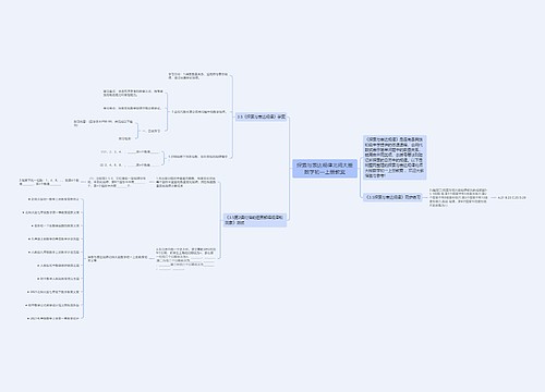 探索与表达规律北师大版数学初一上册教案思维导图