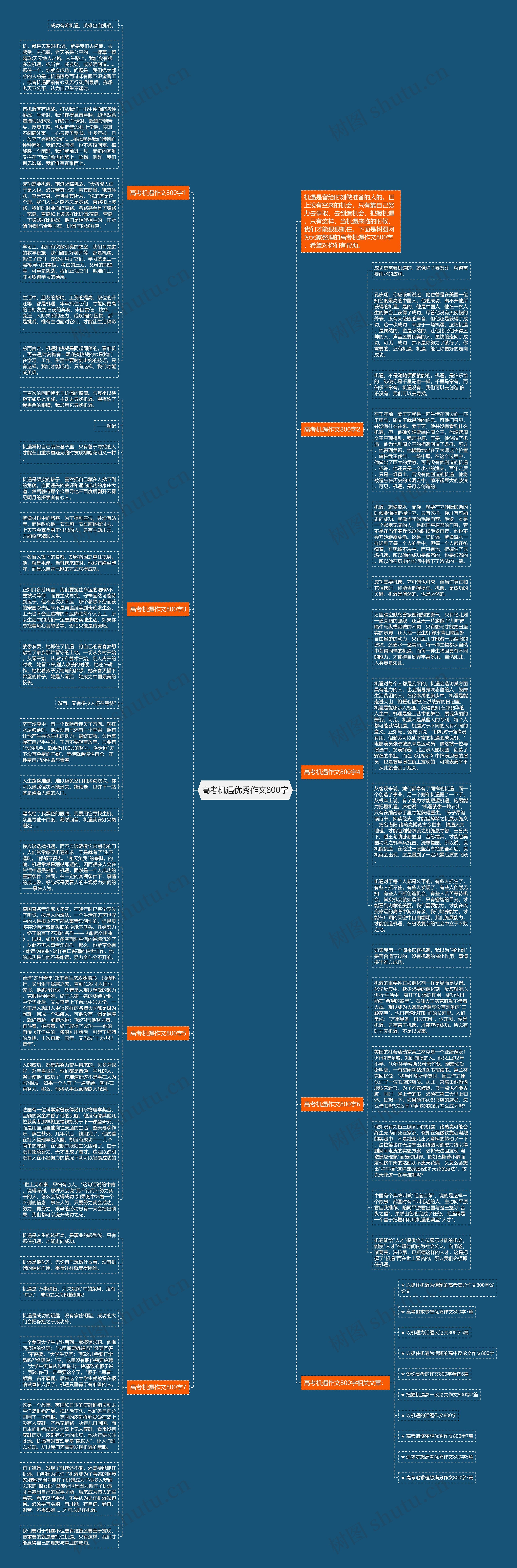 高考机遇优秀作文800字