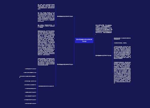 高中高效基本历史学科学习方法