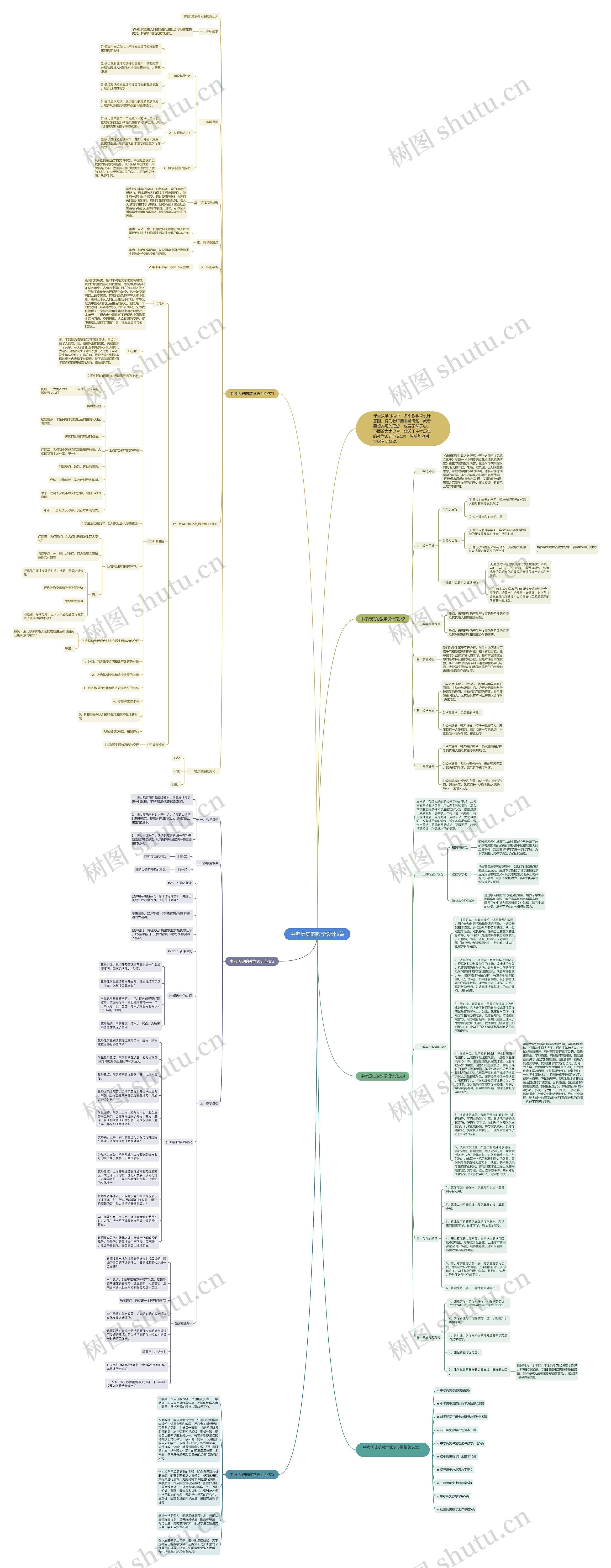 中考历史的教学设计5篇