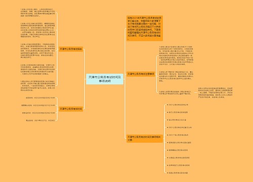 天津市公务员考试时间及事项说明