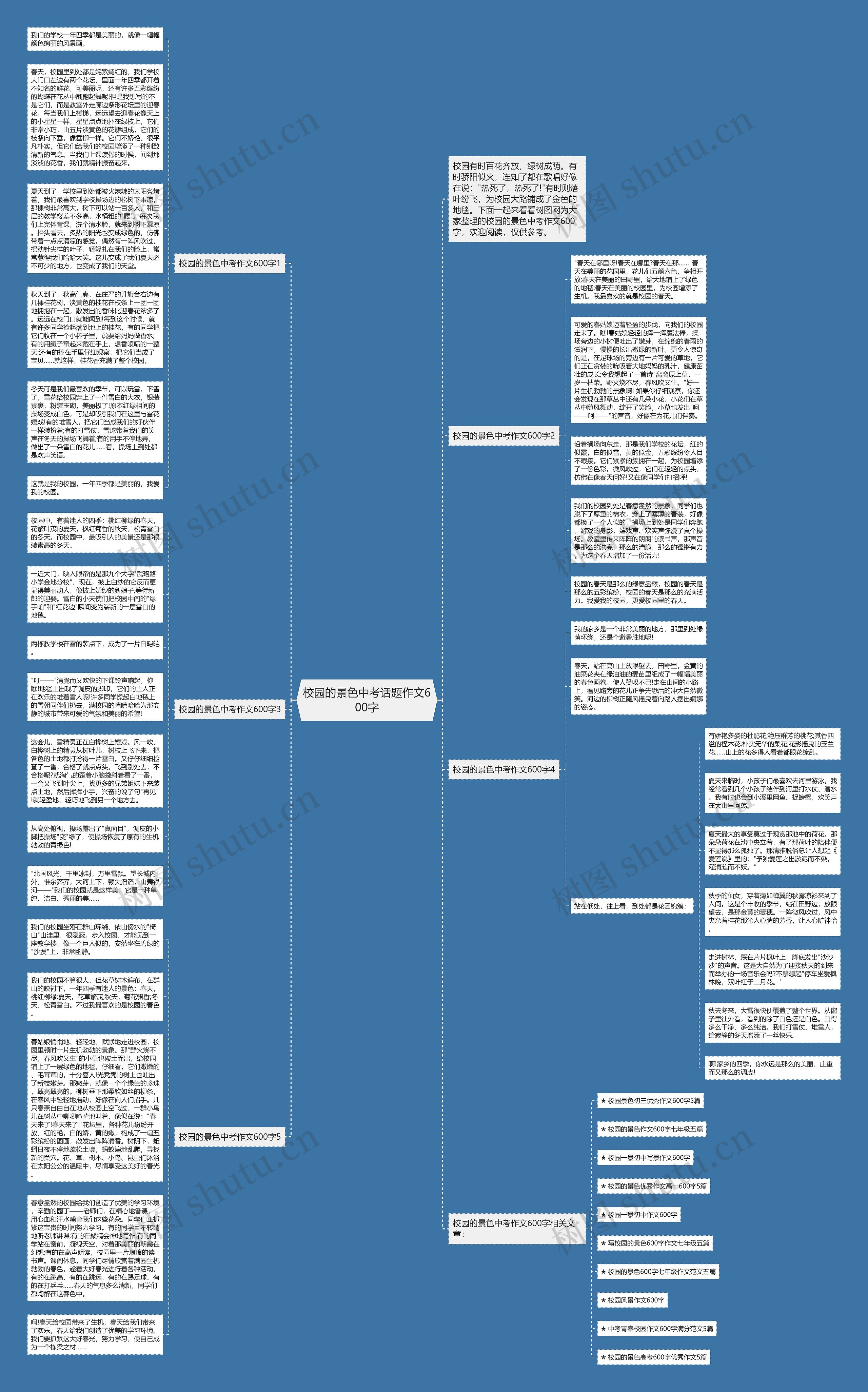 校园的景色中考话题作文600字
