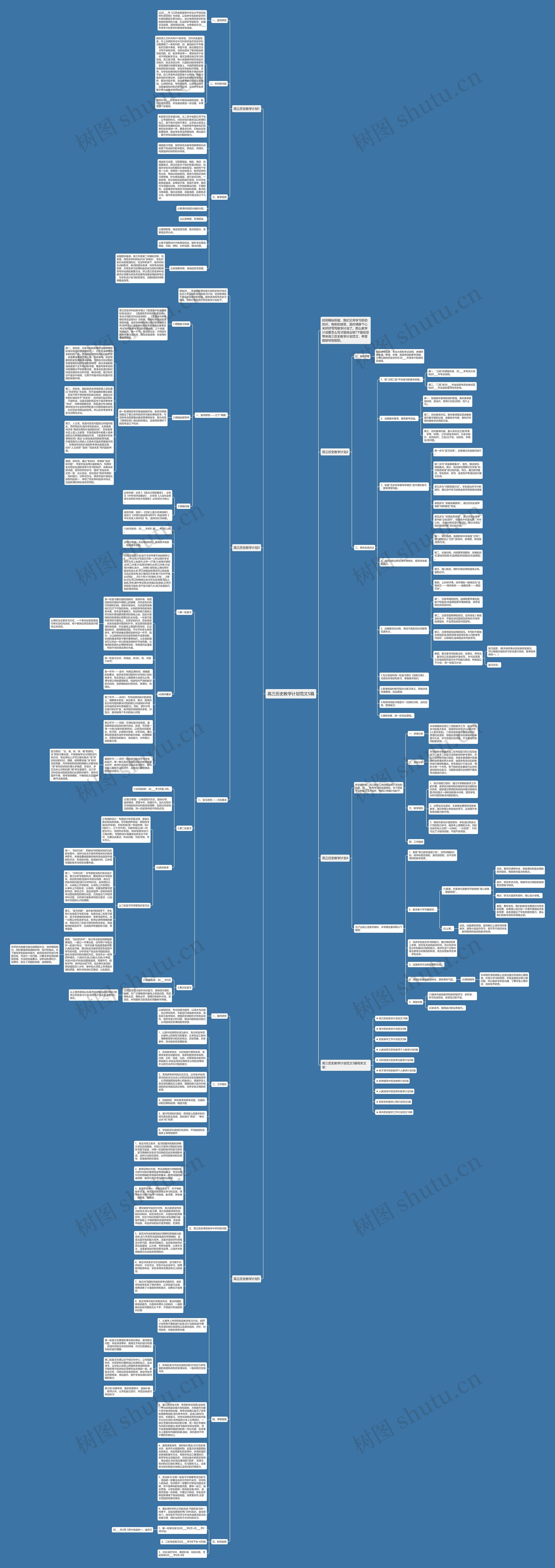 高三历史教学计划范文5篇思维导图高清图 高三历史教学计划范文5篇思维导图