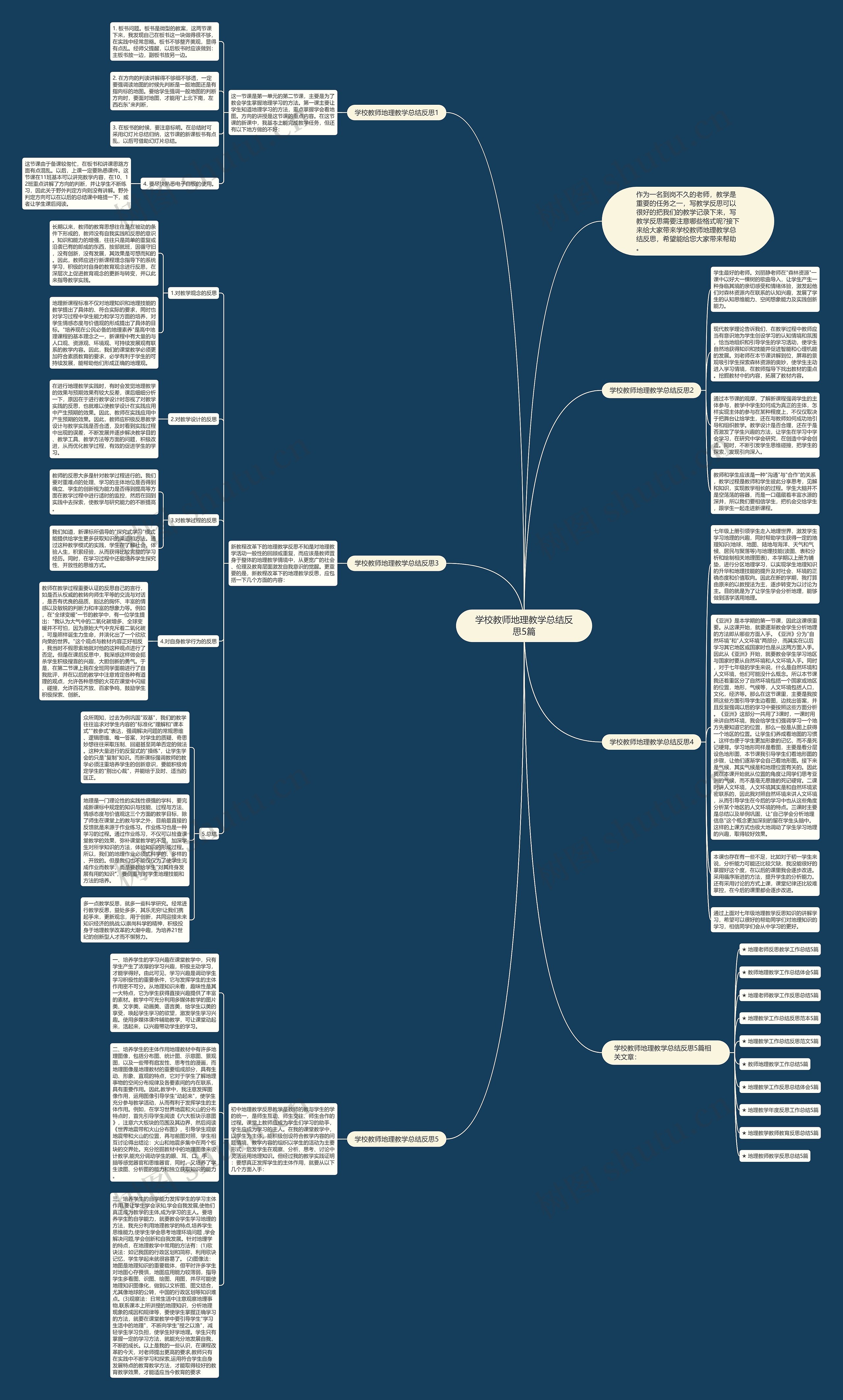 学校教师地理教学总结反思5篇