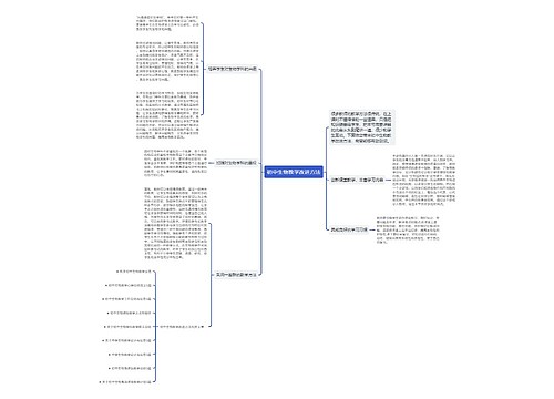 初中生物教学改进方法