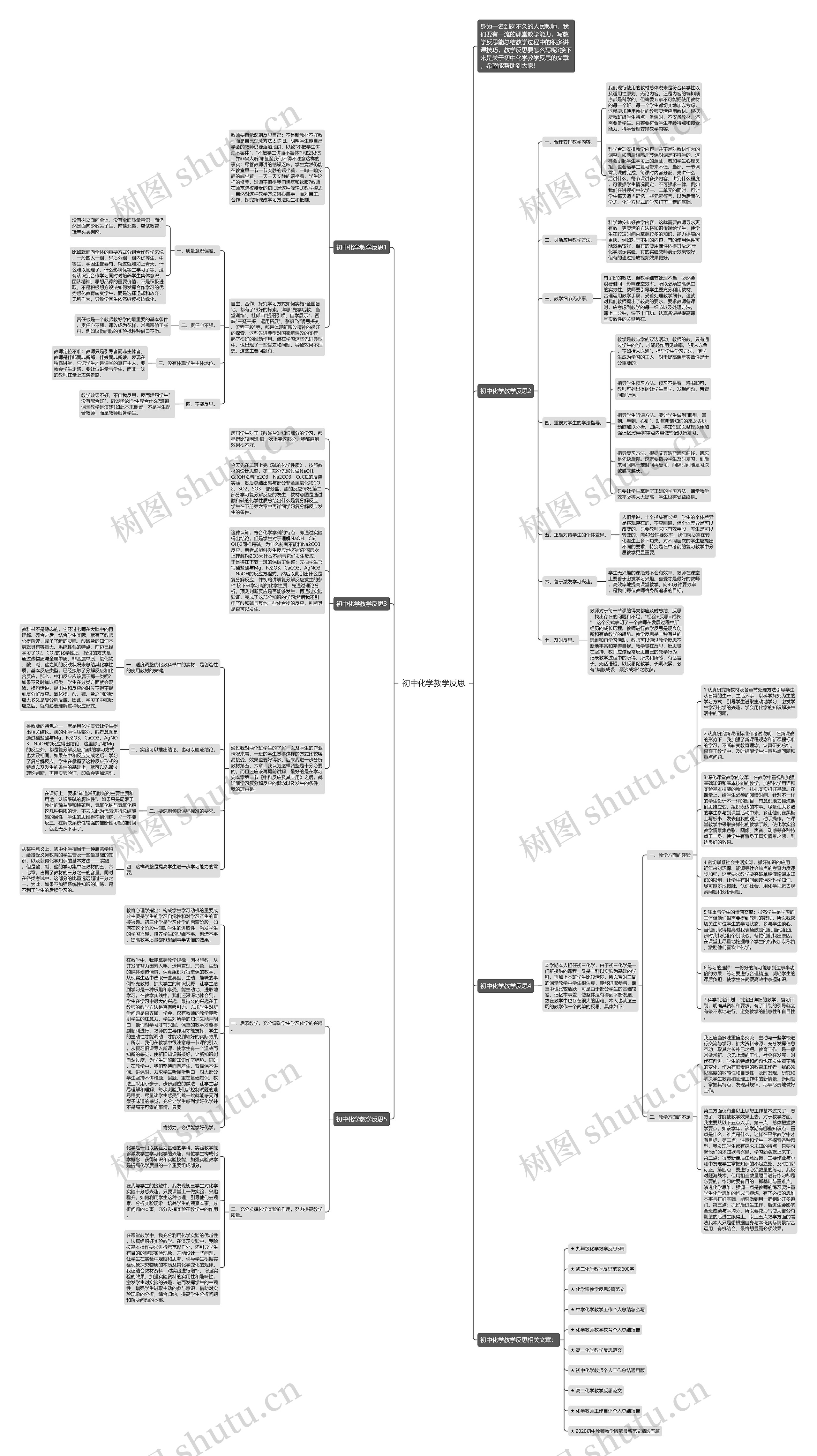 初中化学教学反思