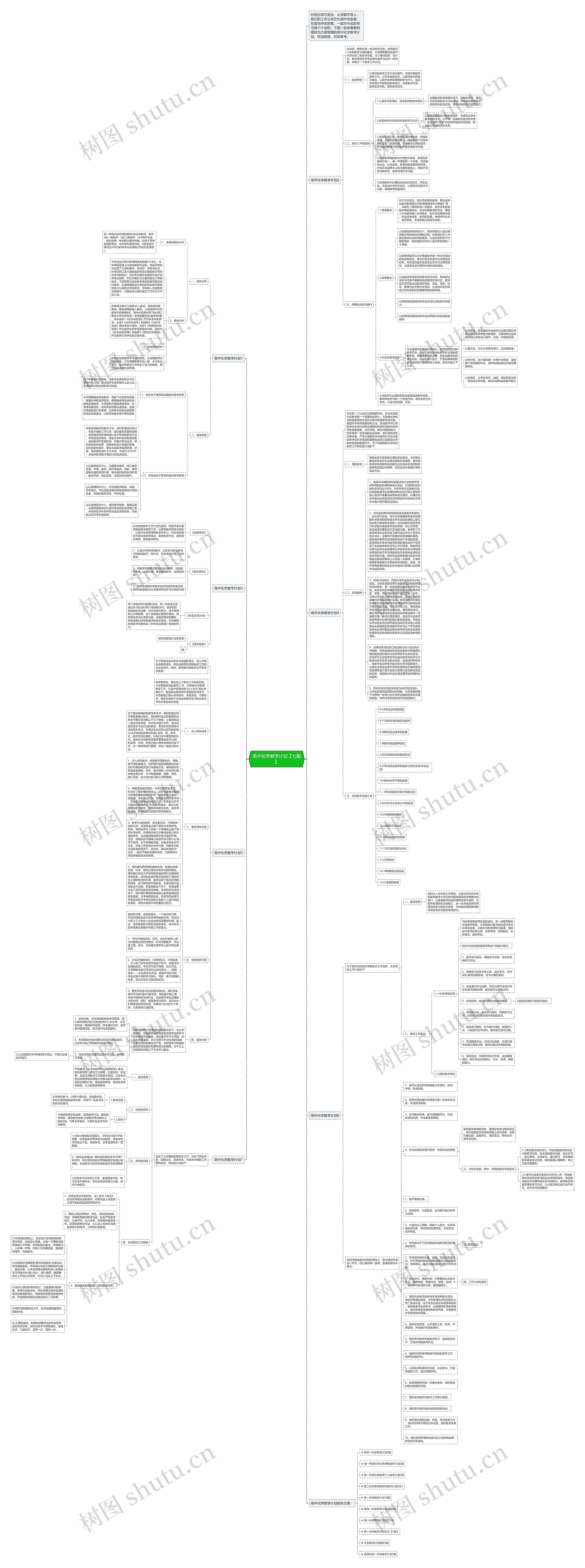 高中化学教学计划【七篇】