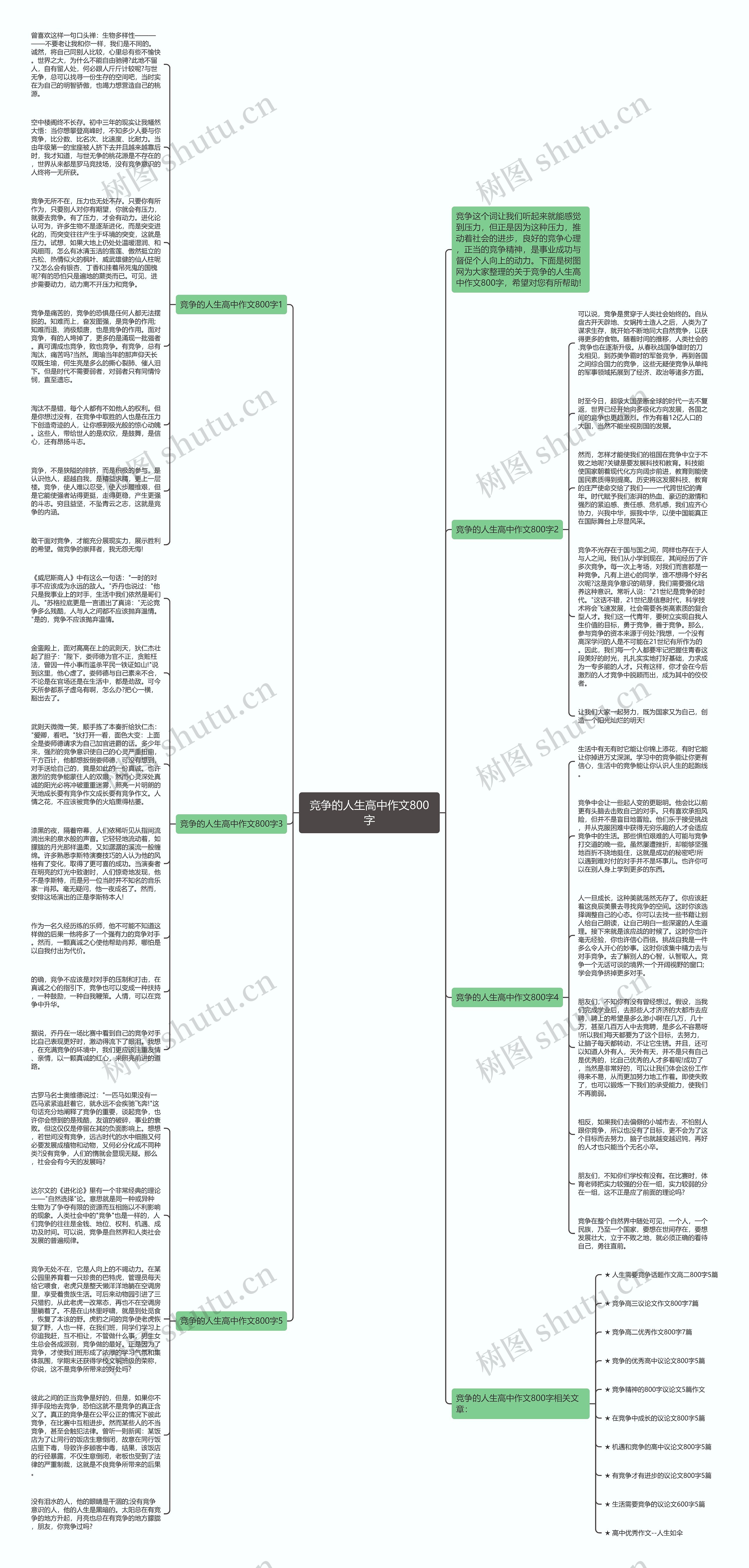 竞争的人生高中作文800字
