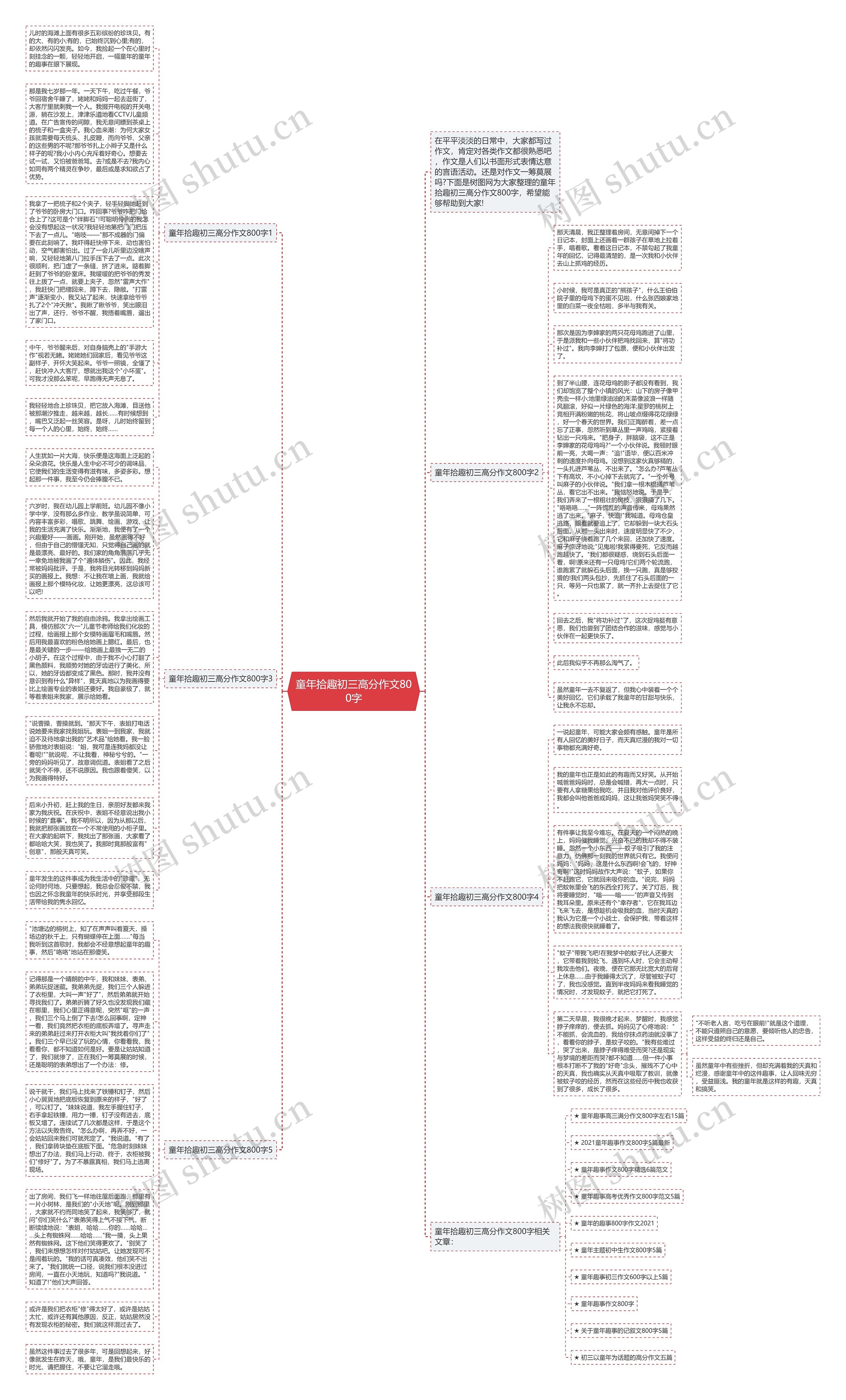 童年拾趣初三高分作文800字