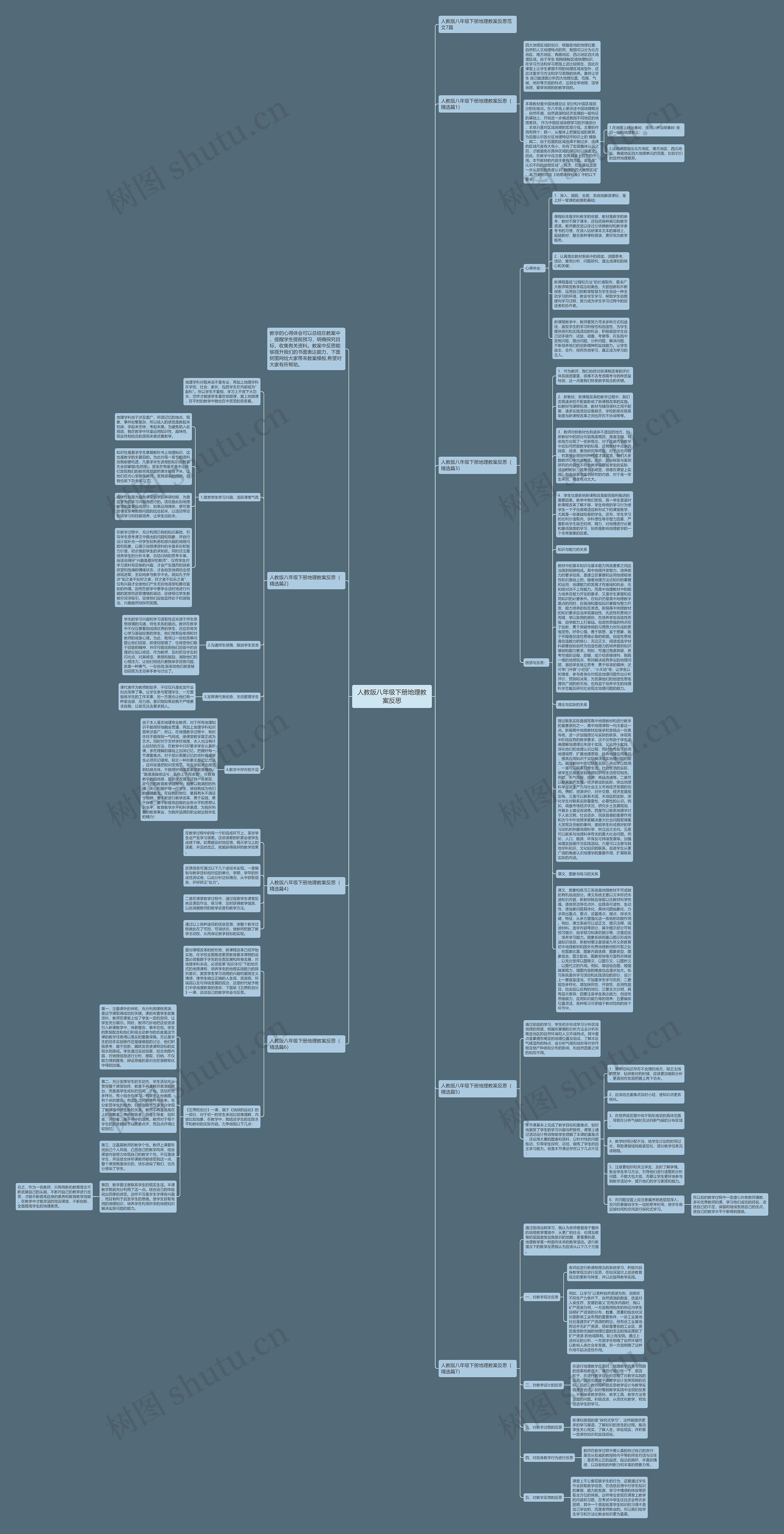 人教版八年级下册地理教案反思