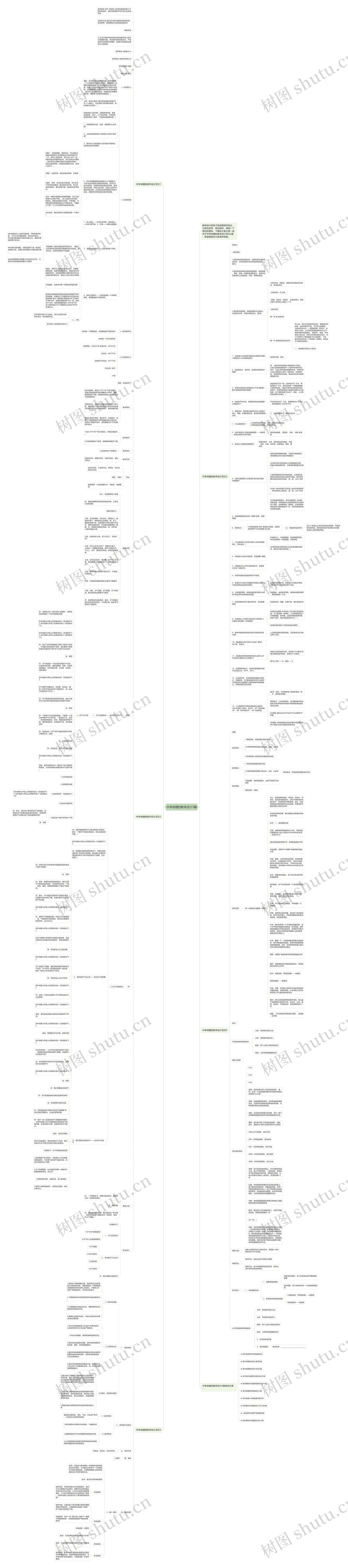中学地理的教学设计5篇思维导图