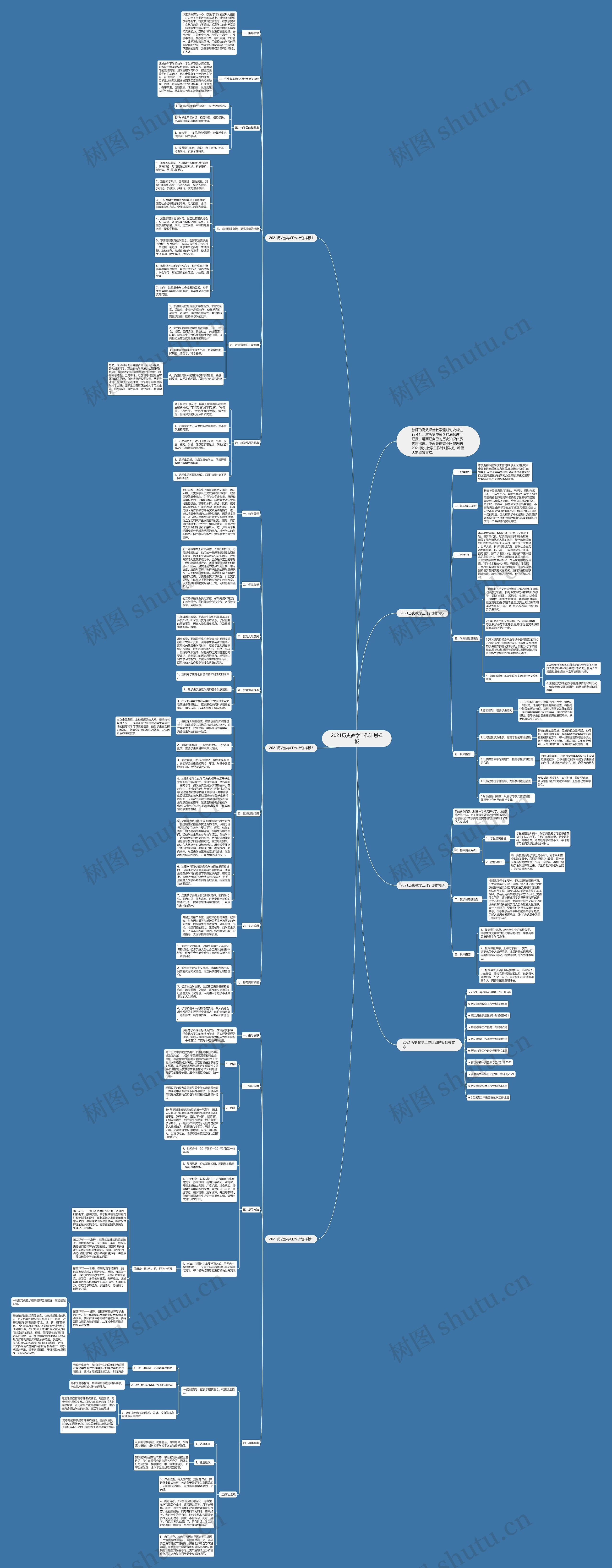 2021历史教学工作计划样板