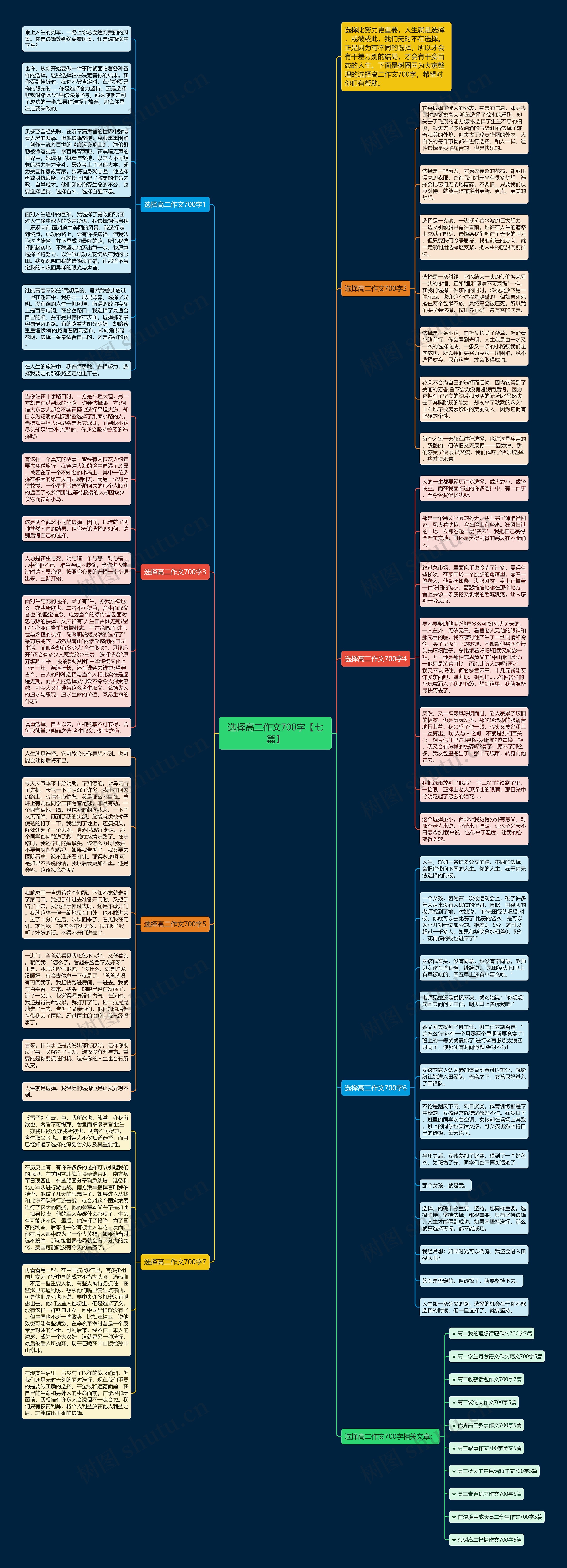 选择高二作文700字【七篇】