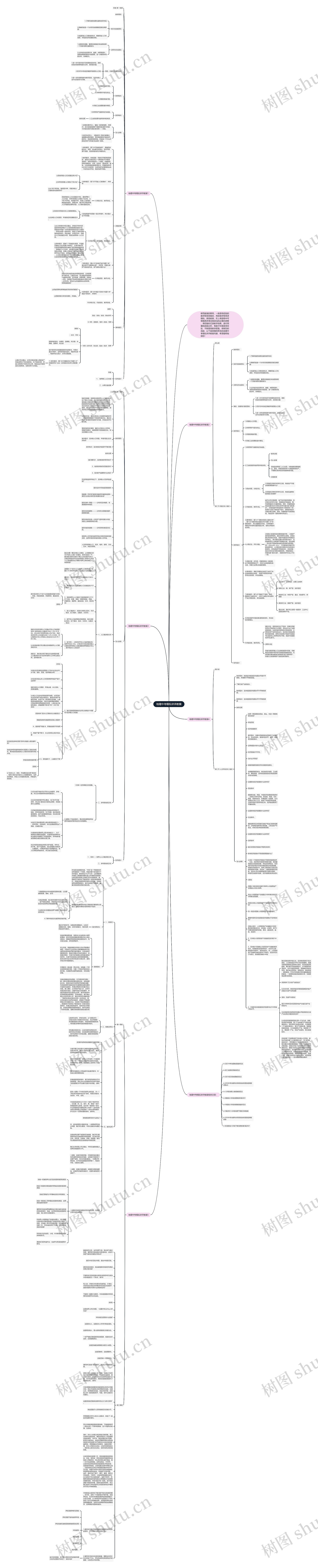 地理中考模拟讲评教案思维导图