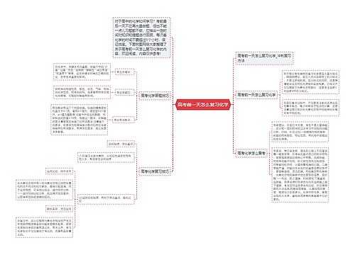 高考前一天怎么复习化学