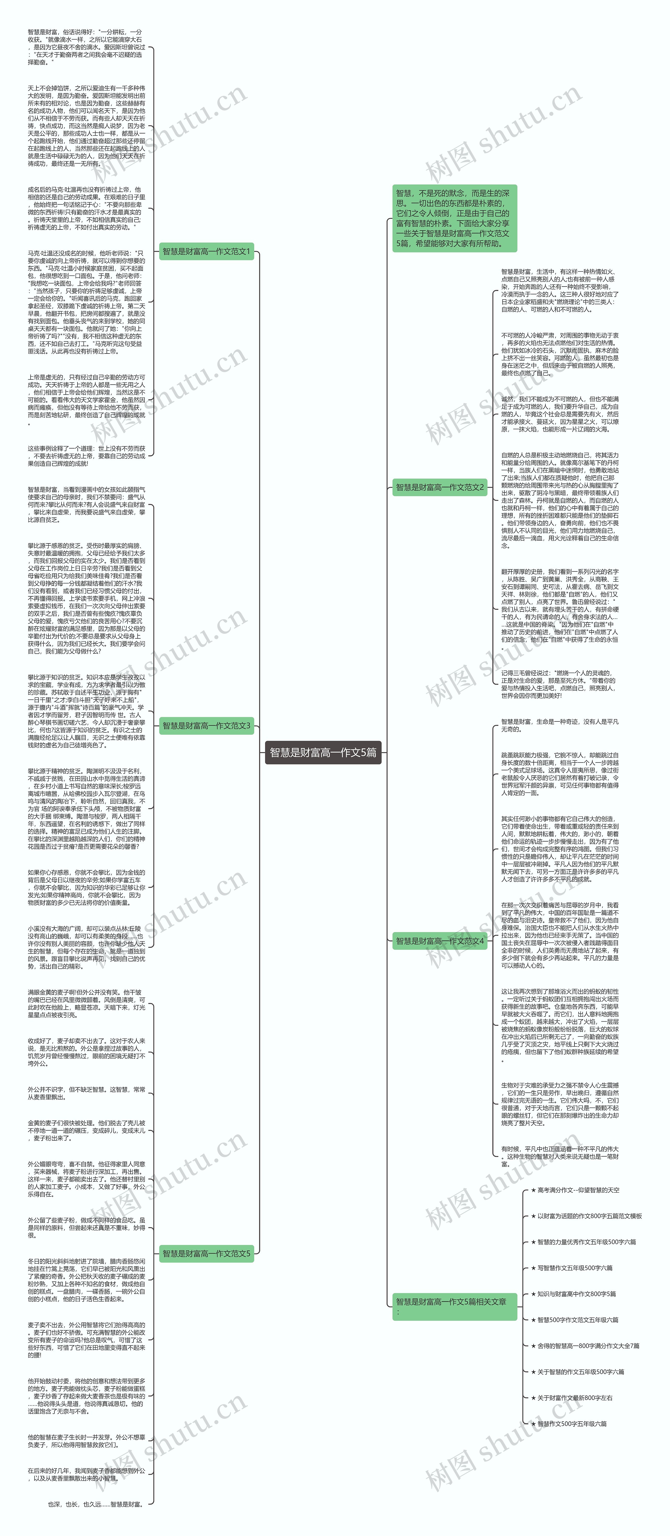 智慧是财富高一作文5篇