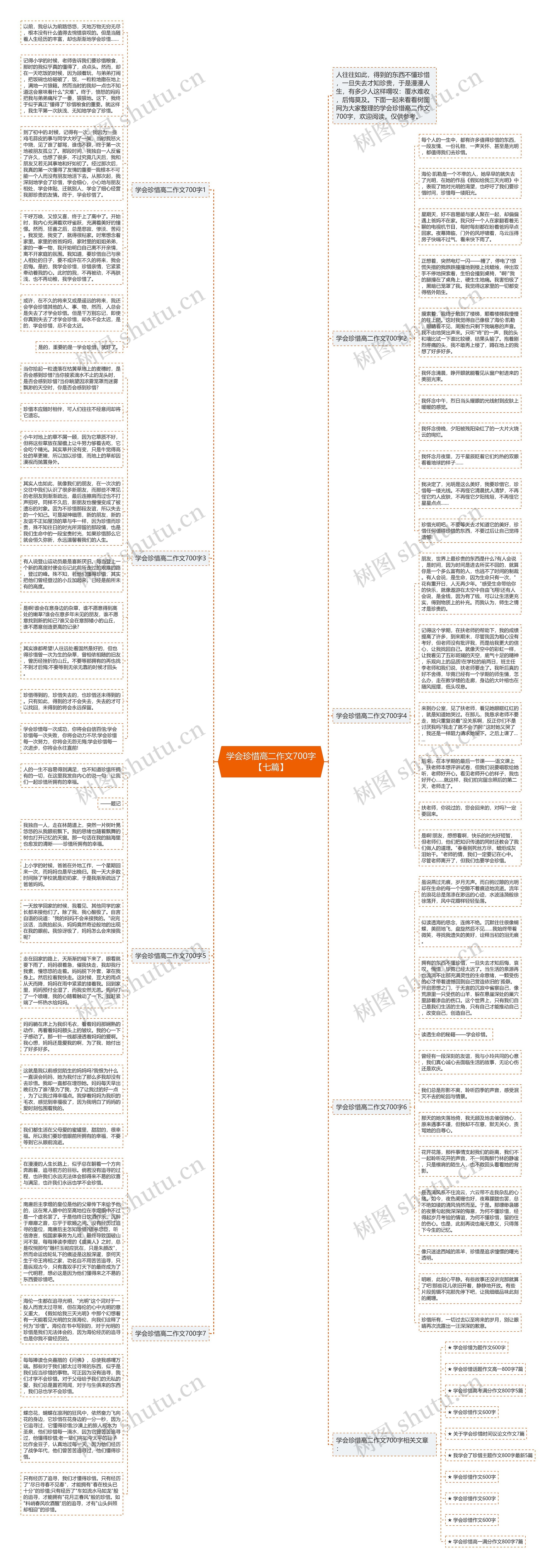 学会珍惜高二作文700字【七篇】思维导图