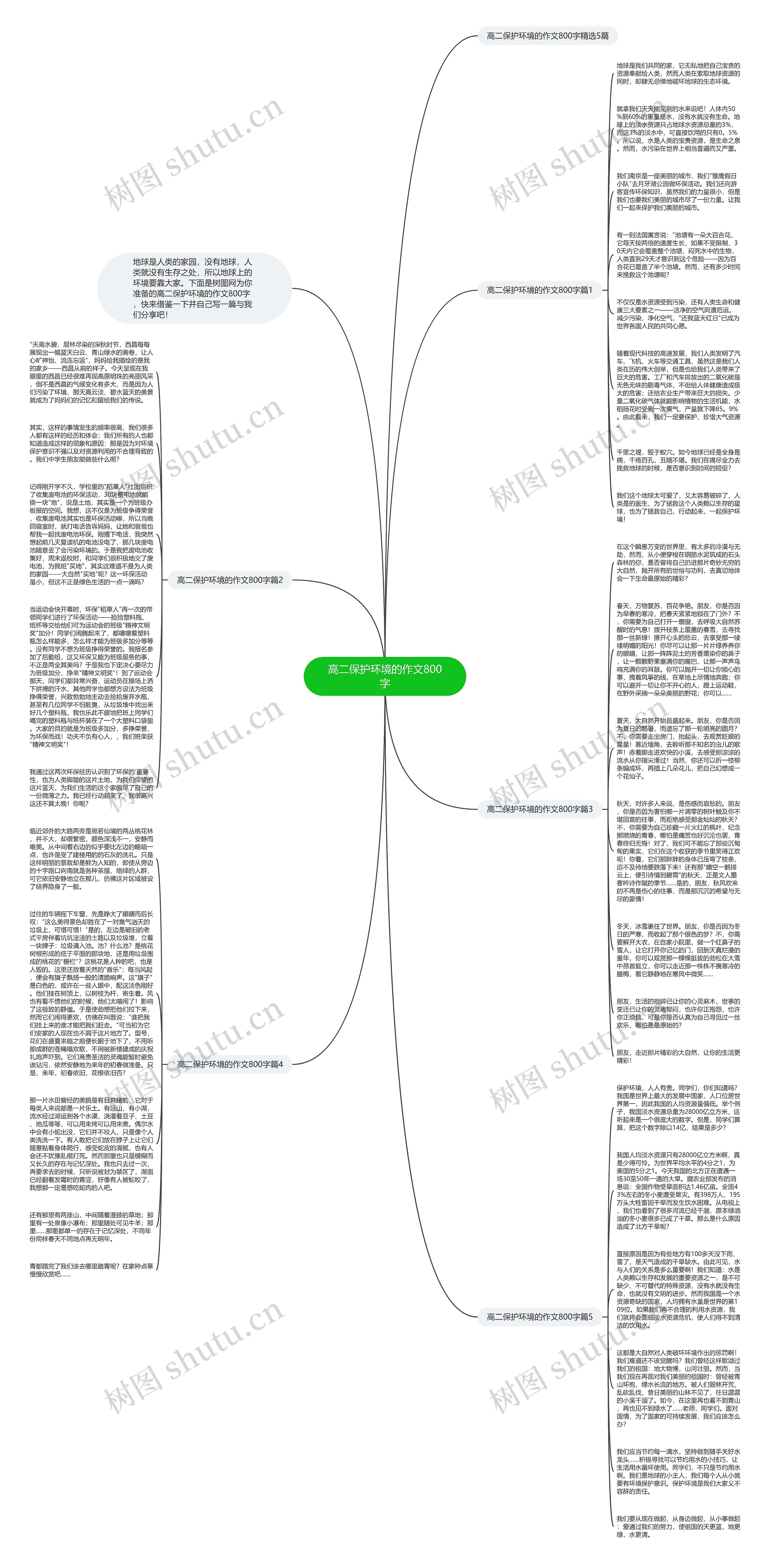 高二保护环境的作文800字