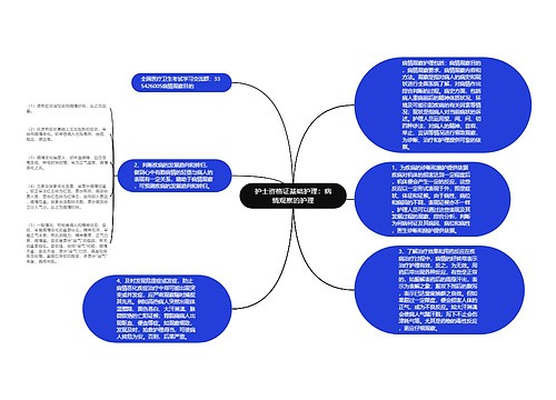 护士资格证基础护理：病情观察的护理