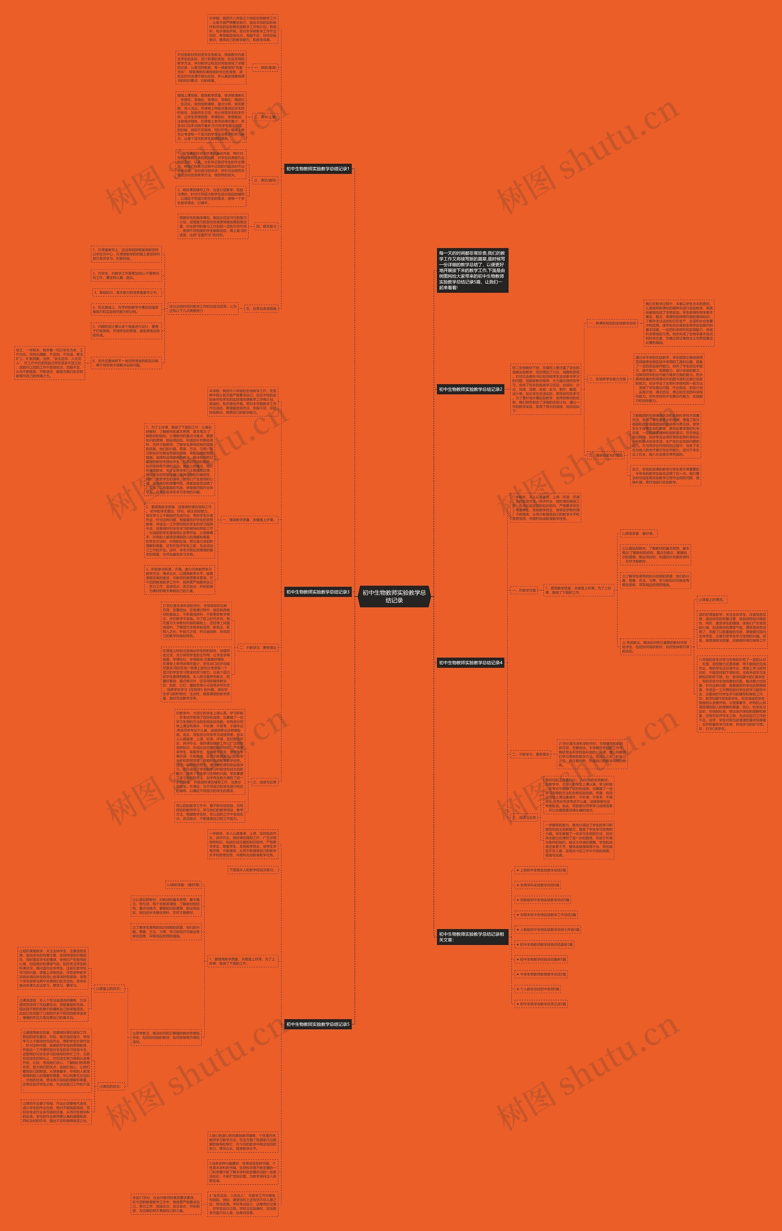 初中生物教师实验教学总结记录 初中生物教师实验教学总结记录