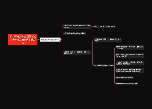 2018年临床执业医师考试：内分泌系统疾病诊断公式