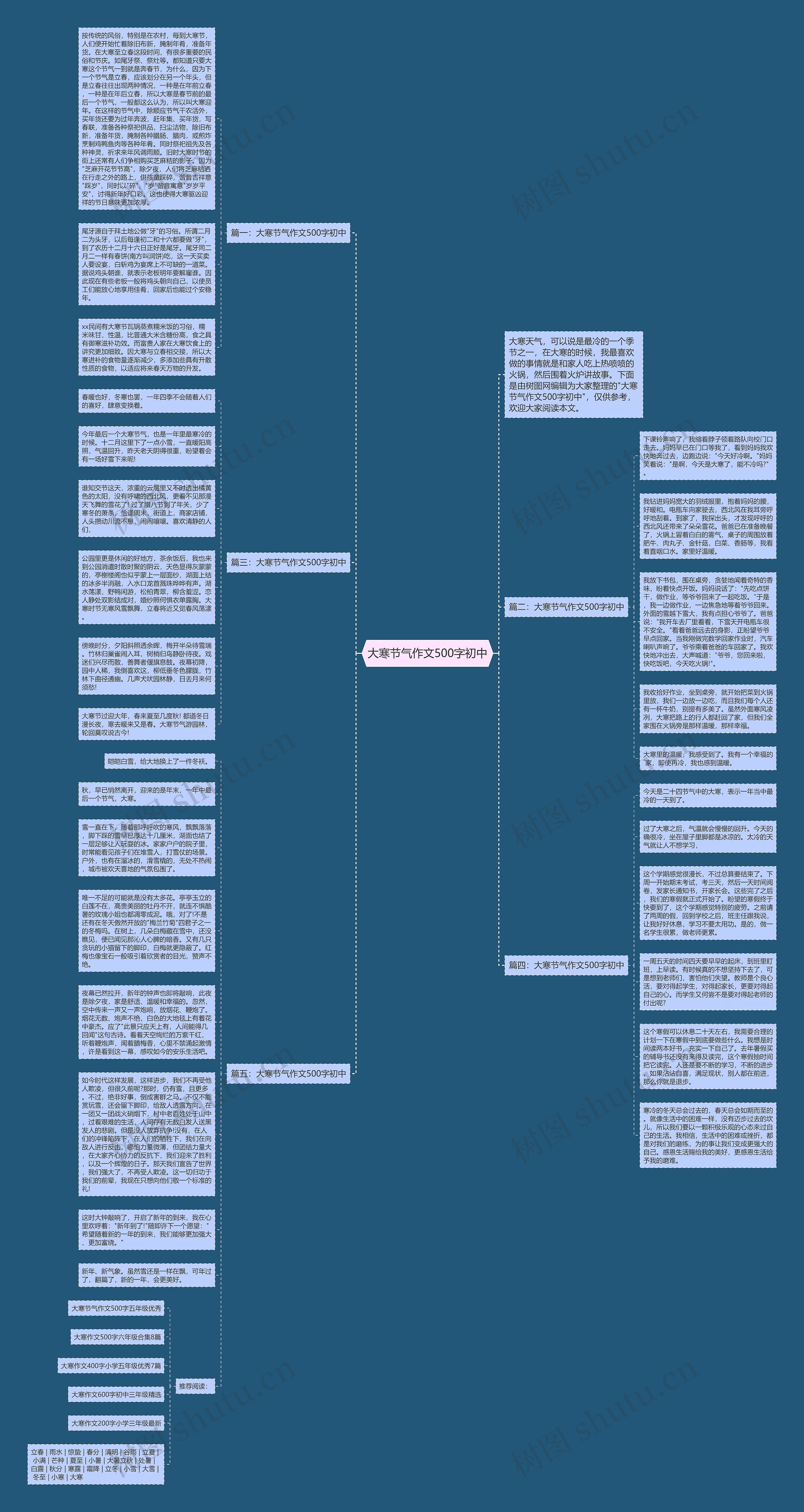 大寒节气作文500字初中