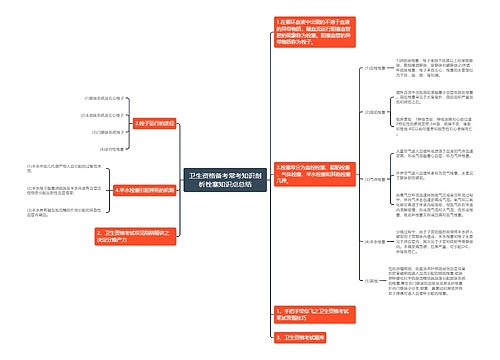 卫生资格备考常考知识剖析栓塞知识点总结