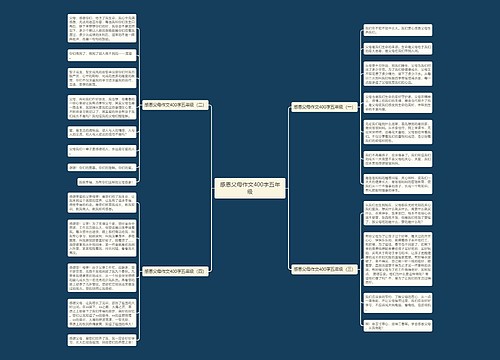 感恩父母作文400字五年级