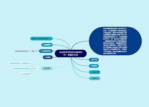 执业医师资格考试基础知识：胃酸的分泌