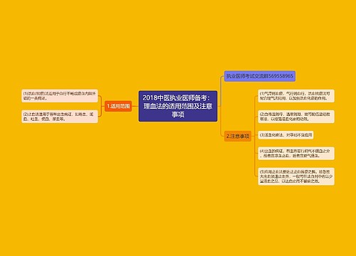 2018中医执业医师备考：理血法的适用范围及注意事项