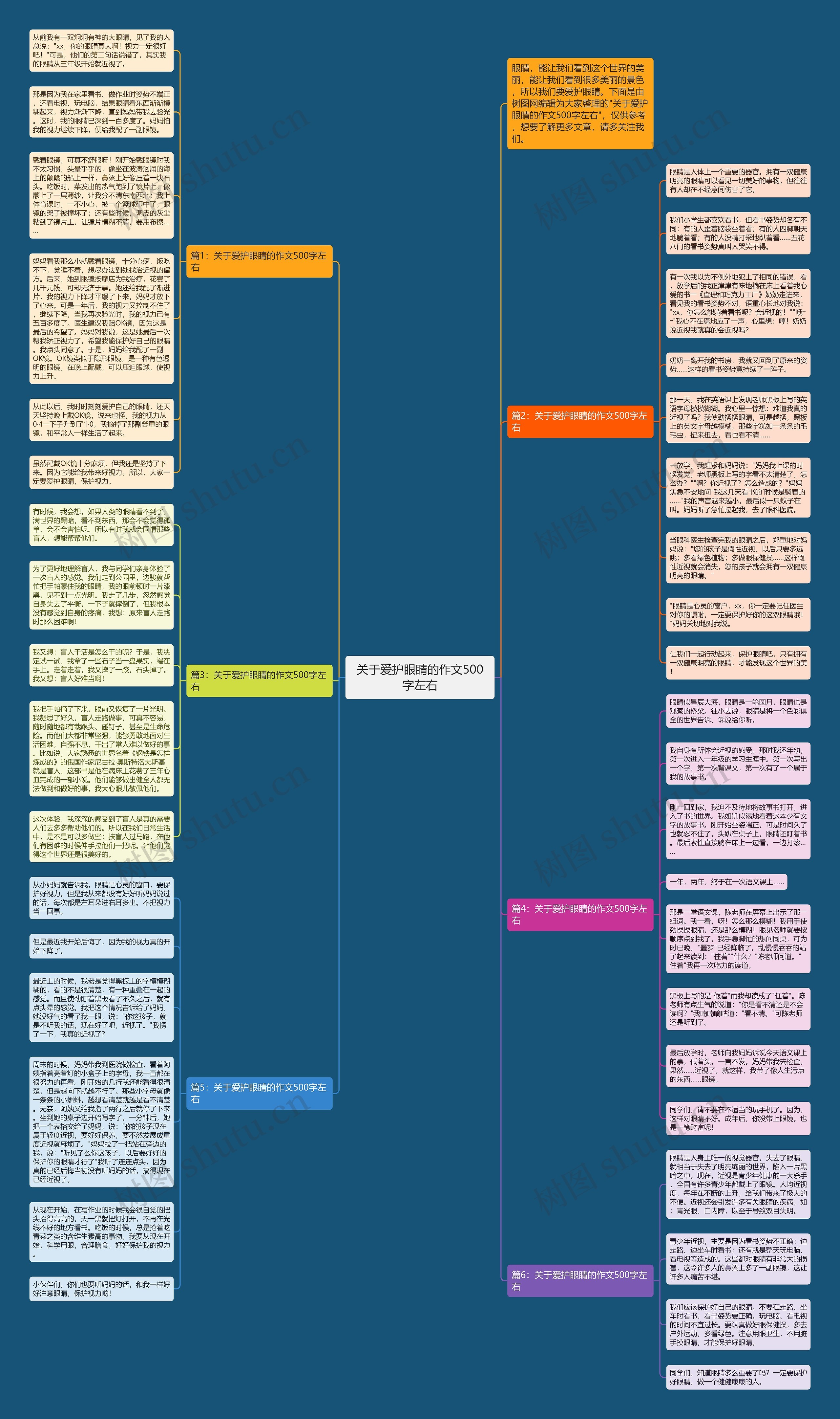 关于爱护眼睛的作文500字左右