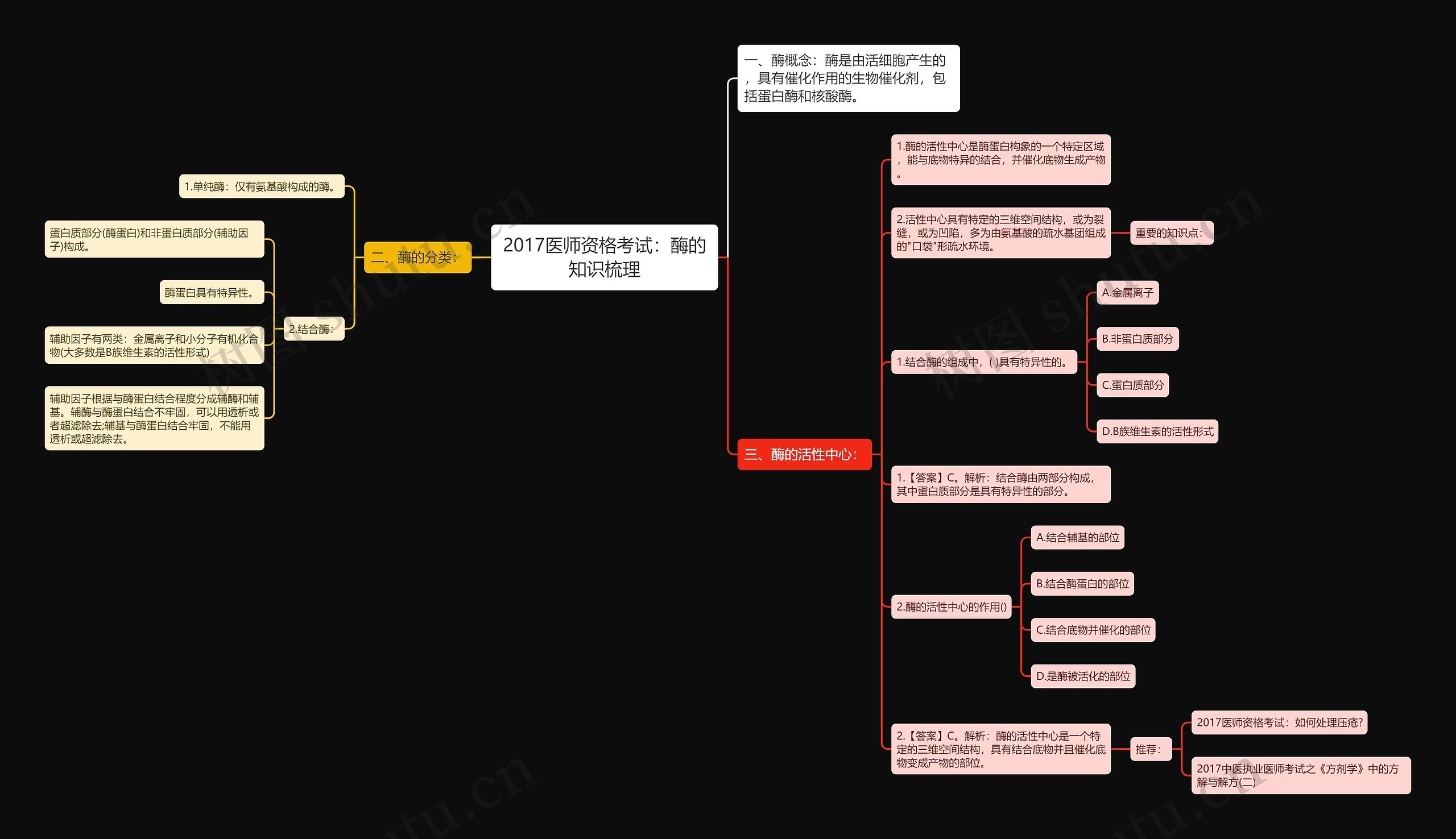 2017医师资格考试：酶的知识梳理